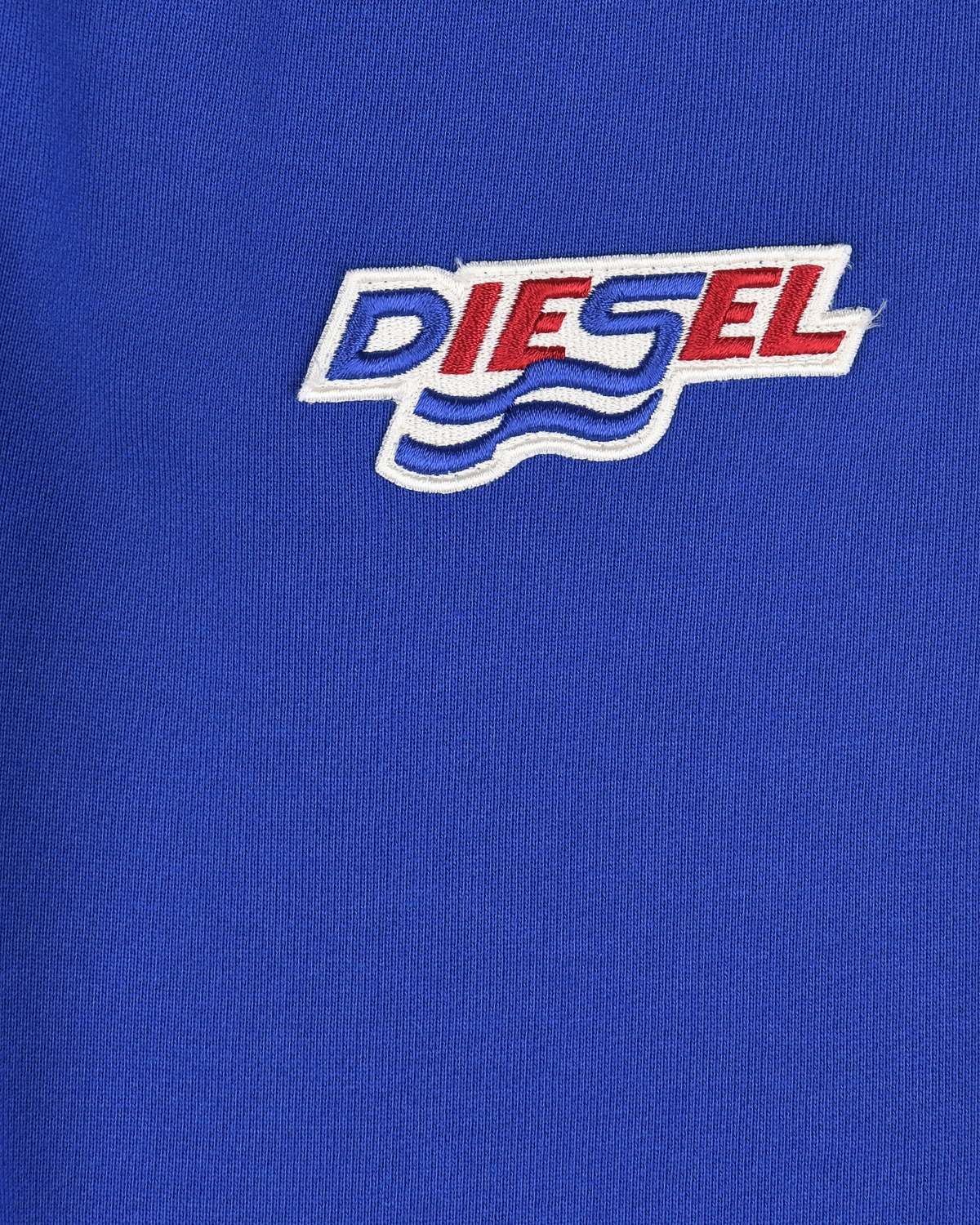Синие спортивные брюки с вышитым лого Diesel детские, размер 104, цвет синий - фото 3