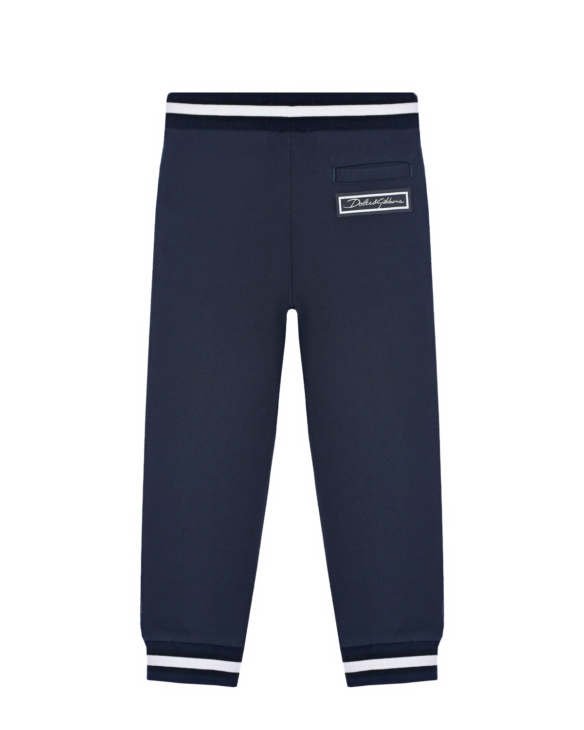 Темно-синие спортивные брюки Dolce&Gabbana детское, размер 116, цвет нет цвета - фото 2