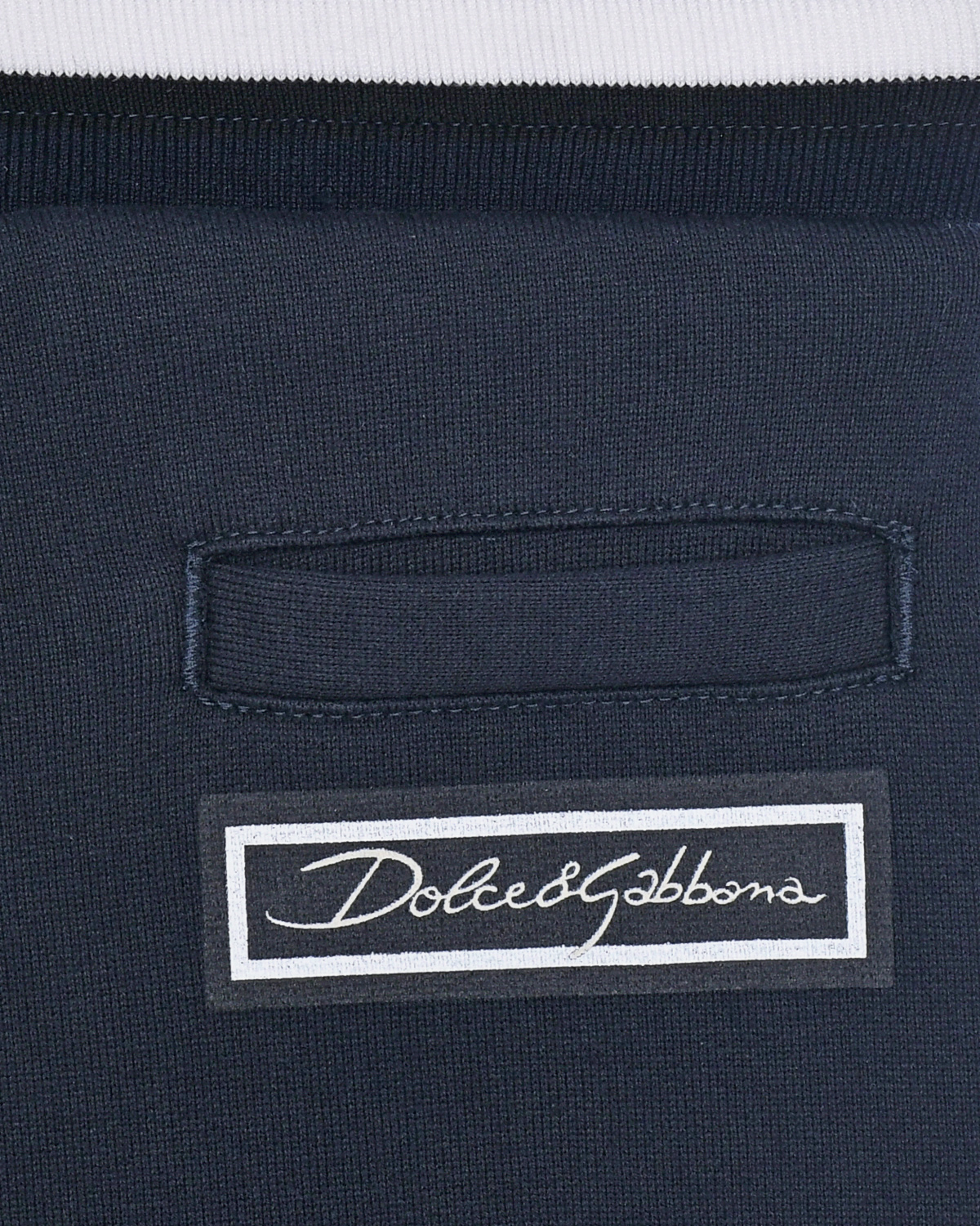 Темно-синие спортивные брюки Dolce&Gabbana детское, размер 116, цвет нет цвета - фото 3