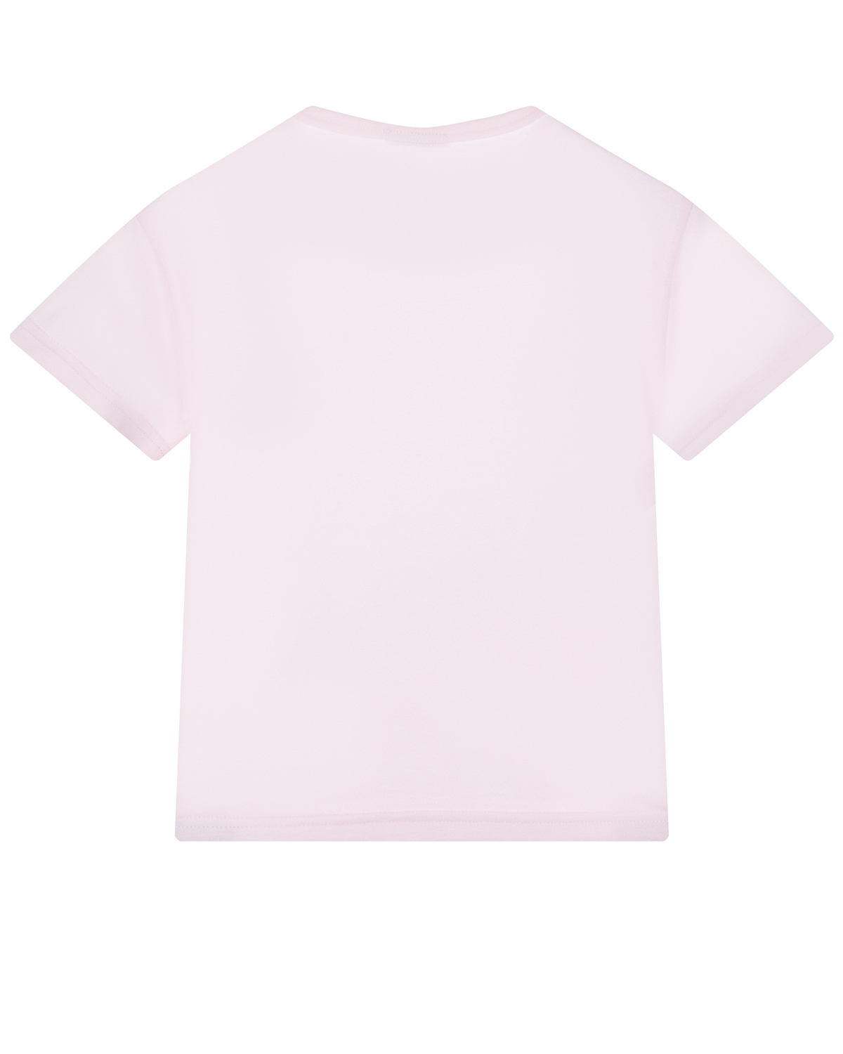 Розовая футболка из хлопка Dolce&Gabbana детская, размер 140, цвет розовый - фото 2