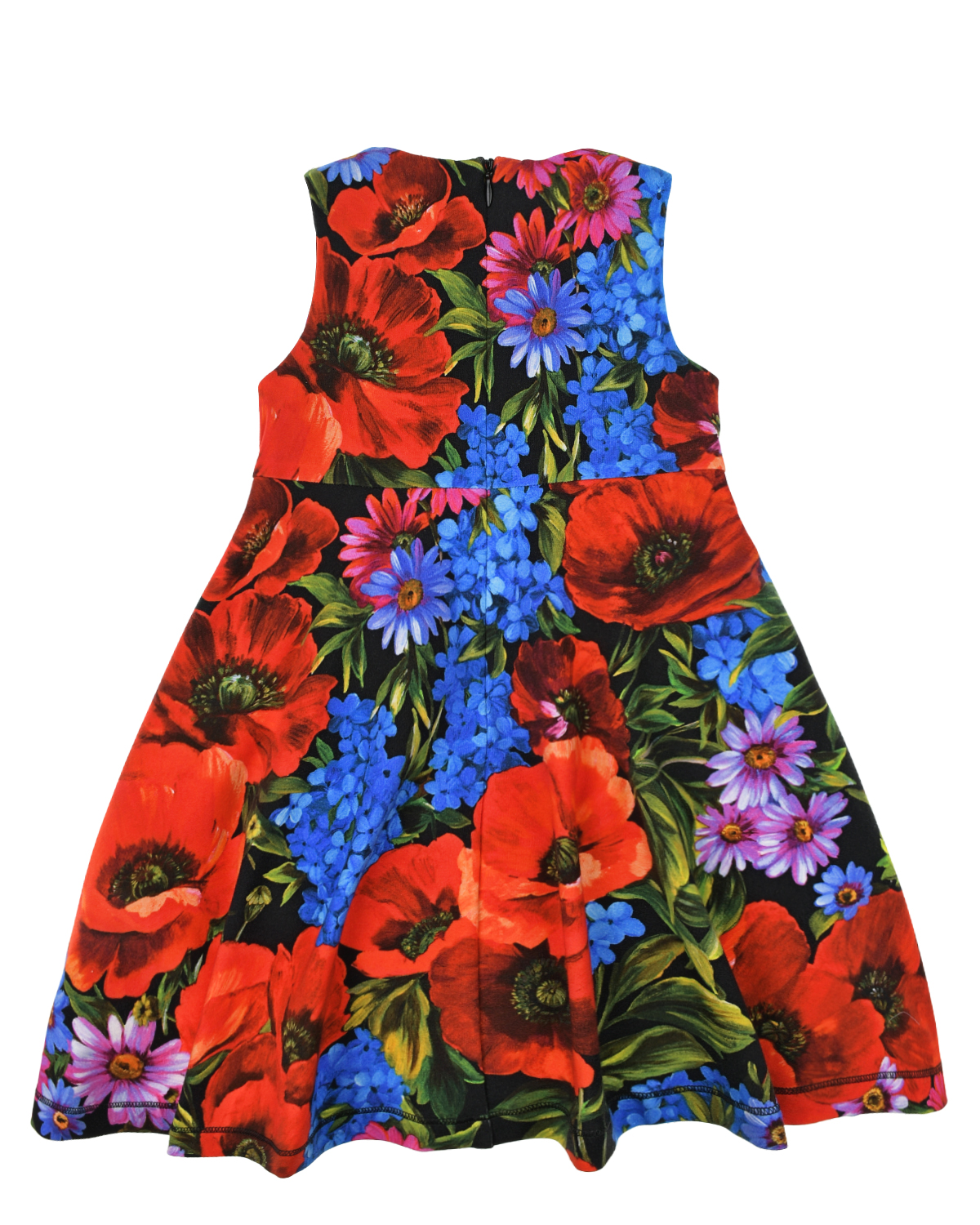 Платье с принтом "маки" Dolce&Gabbana детское, размер 86, цвет мультиколор - фото 2