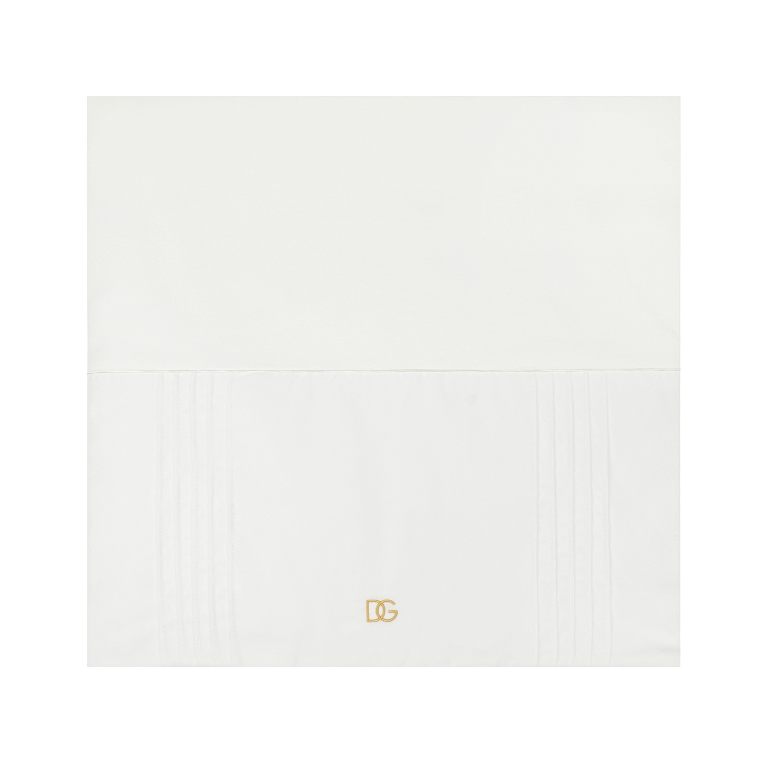 Кремовый плед с логотипом "DG", 80х80 см Dolce&Gabbana детский, размер unica - фото 2