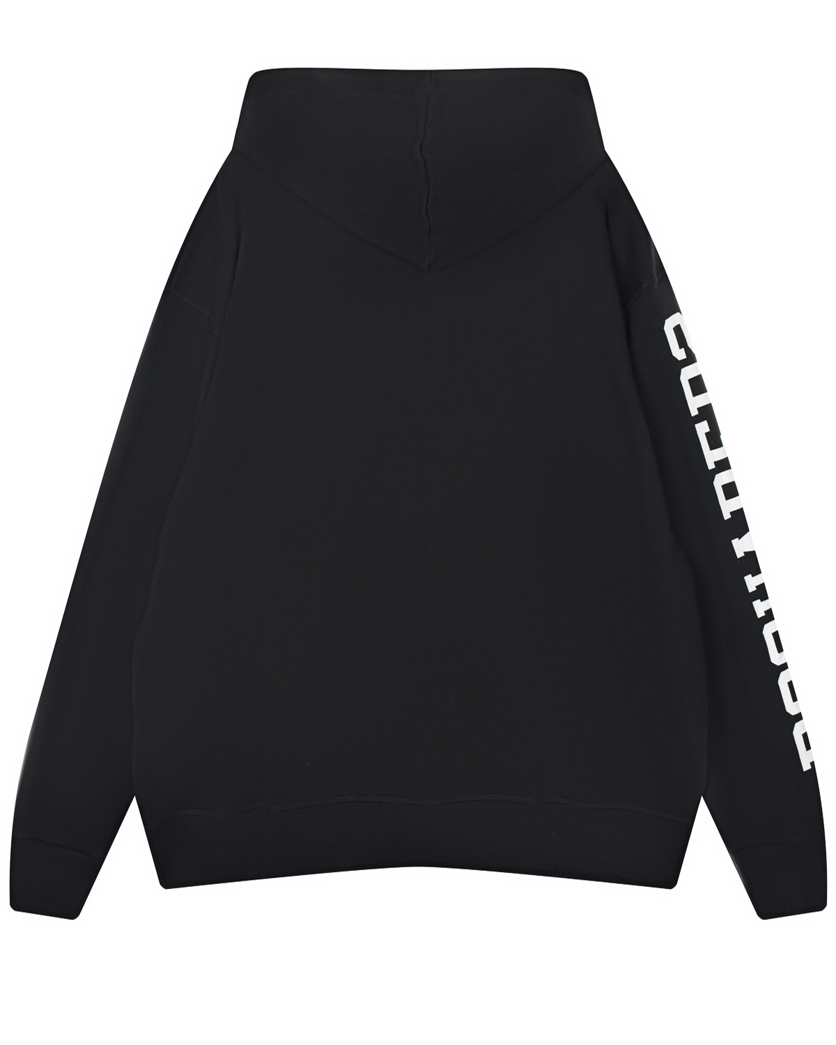 Черная спортивная куртка с белым лого Dsquared2 детская, размер 128, цвет черный - фото 2