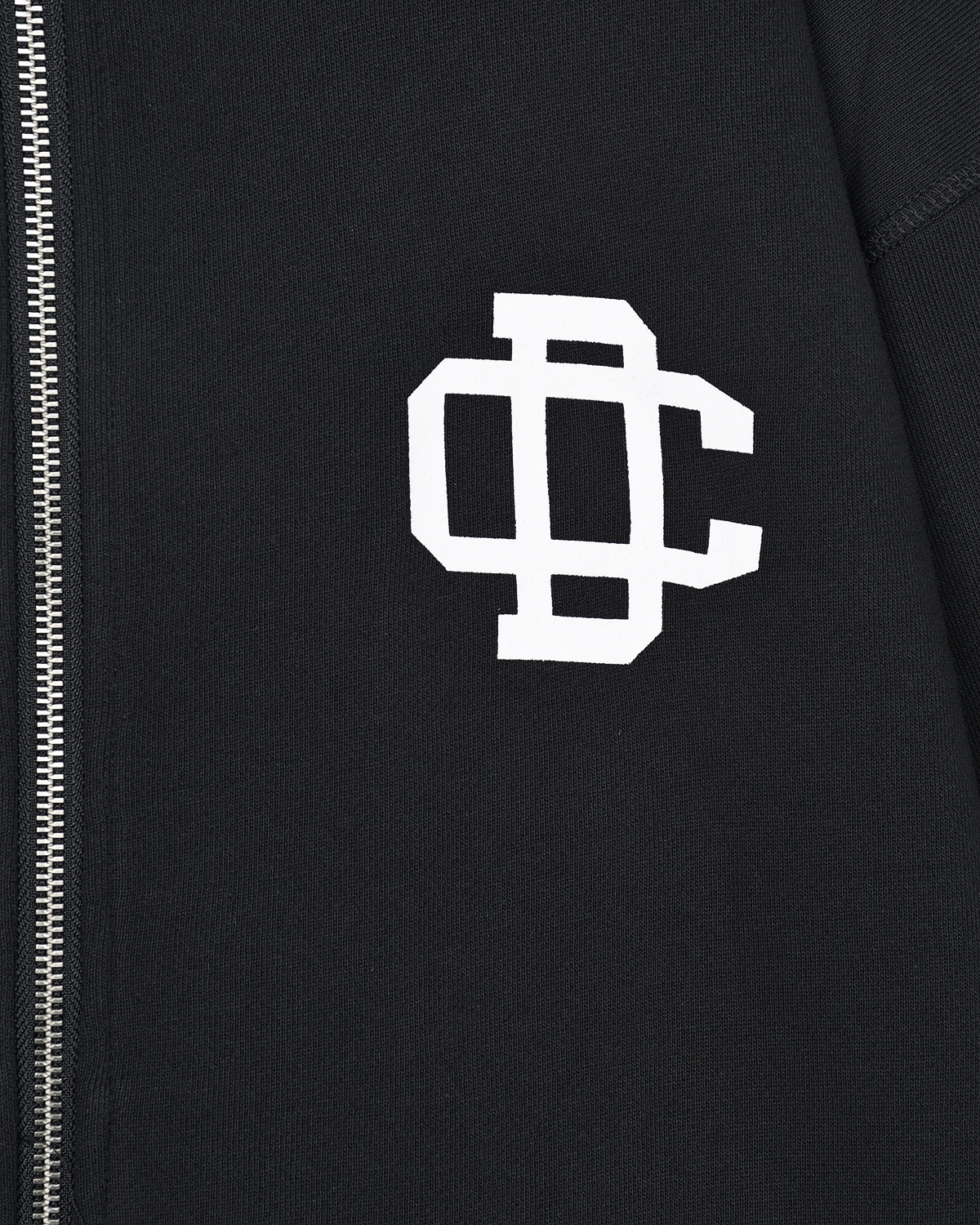 Черная спортивная куртка с белым лого Dsquared2 детская, размер 128, цвет черный - фото 3