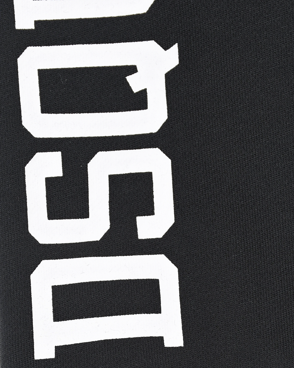 Черные спортивные брюки с белым лого Dsquared2 детские, размер 104, цвет черный - фото 4