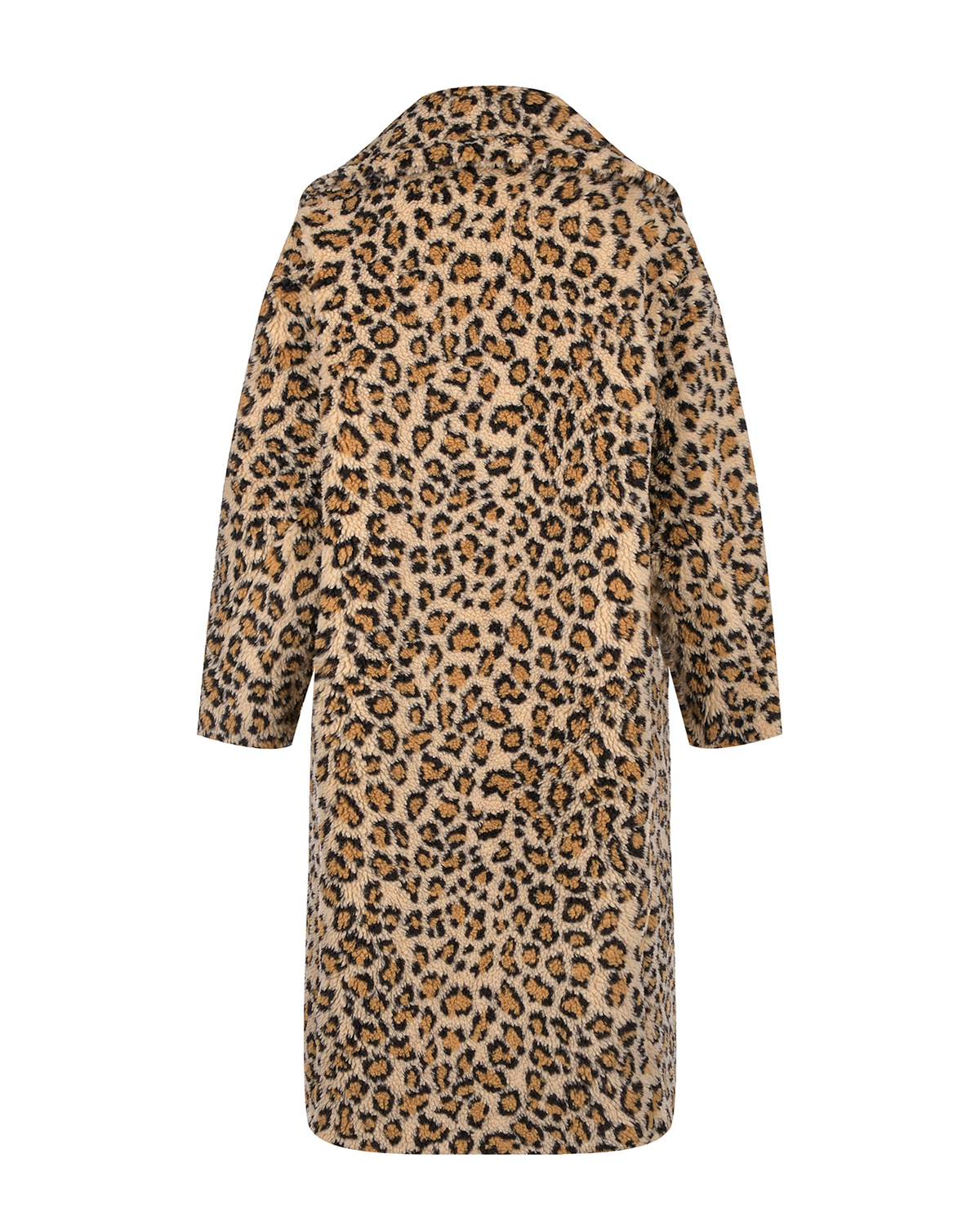 Пальто из эко-меха с леопардовым принтом Forte dei Marmi Couture, размер 36, цвет нет цвета - фото 4