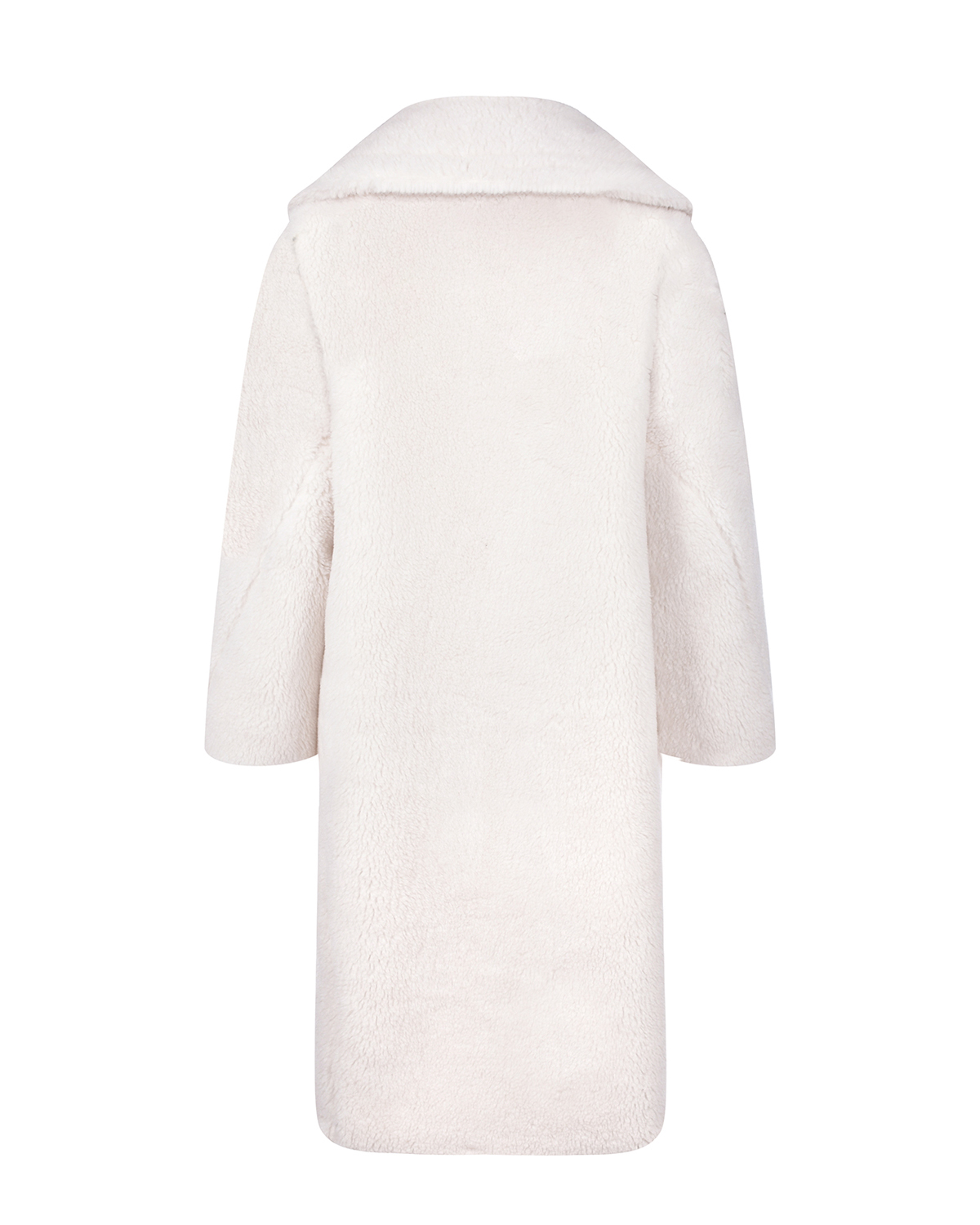 Пальто молочного цвета из эко-меха Forte dei Marmi Couture, размер 36 - фото 5
