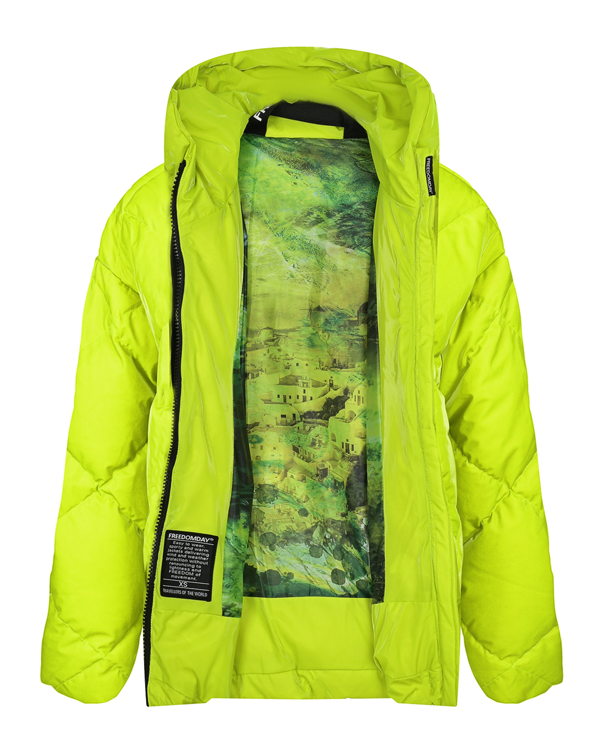 Салатовая куртка со стеганой отделкой Freedomday, размер 38, цвет салатовый - фото 3