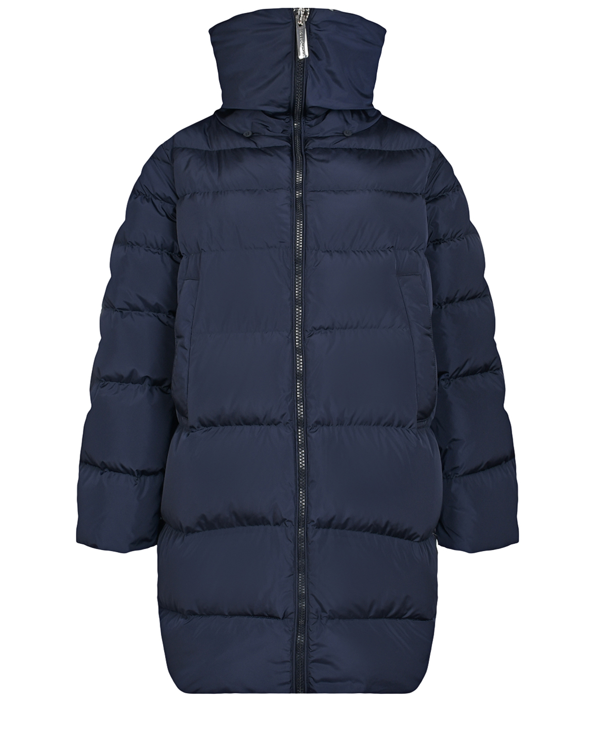 Пальто-пуховки темно-синего цвета Freedomday, размер 40 - фото 1