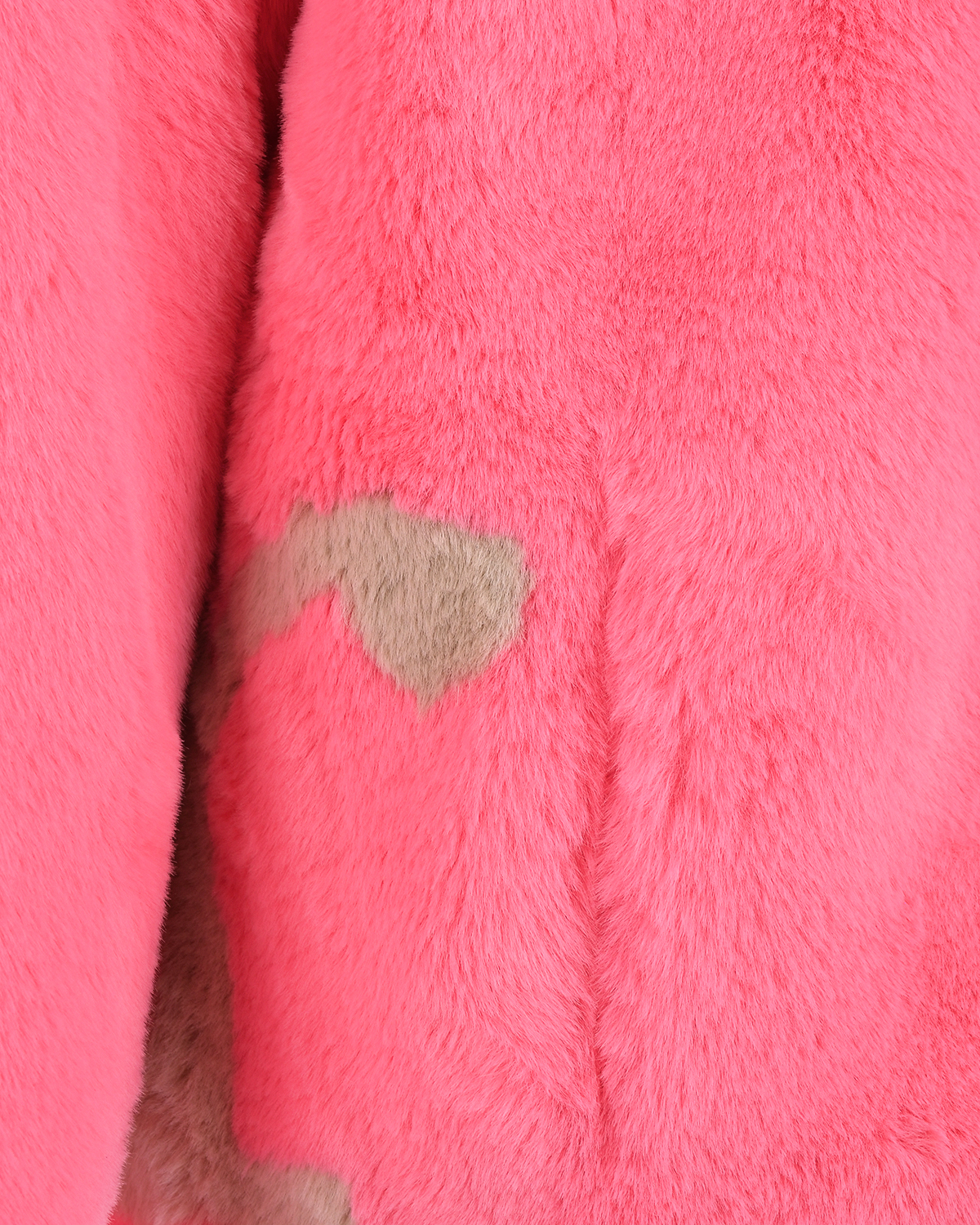 Розовая куртка из эко-меха Glox, размер 40, цвет розовый - фото 7