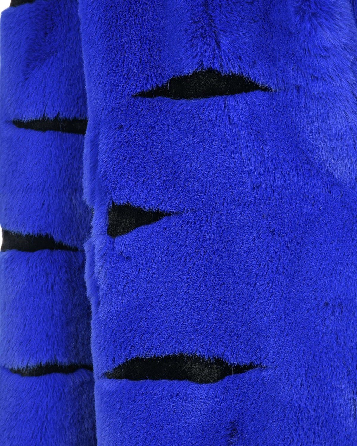 Синяя куртка из эко-меха Glox, размер 40, цвет синий - фото 4