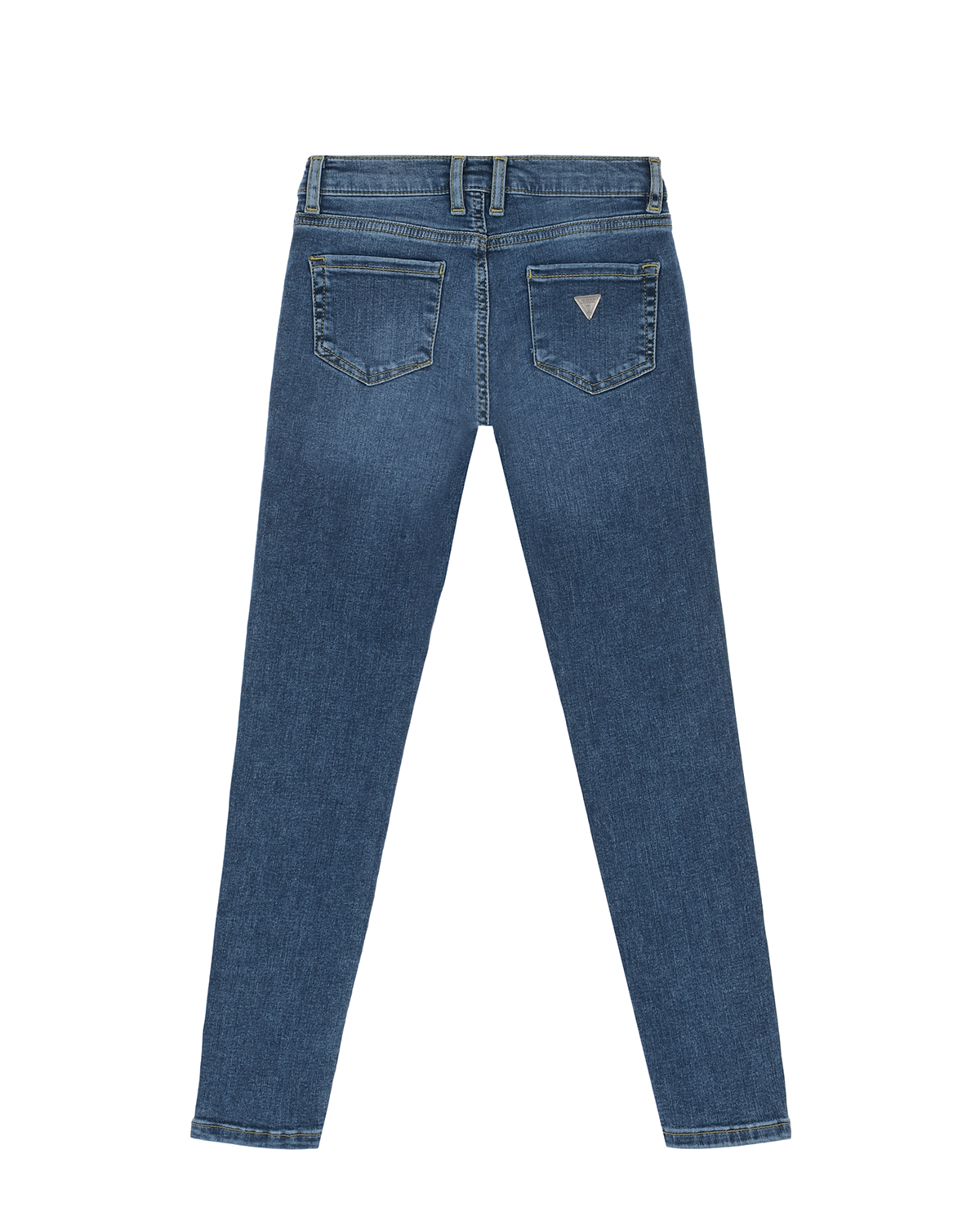 Синие джинсы с вышивкой Guess детские, размер 122, цвет синий - фото 2