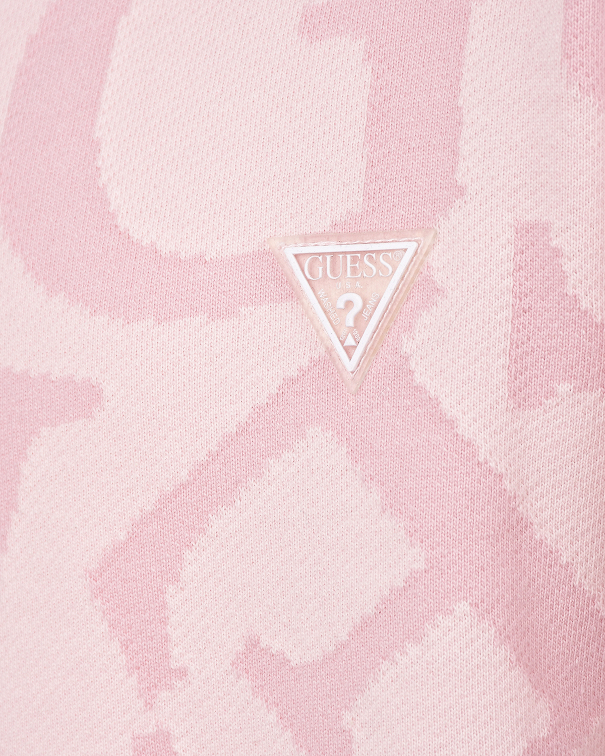 Розовое платье со сплошным лого Guess детское, размер 122, цвет розовый - фото 3