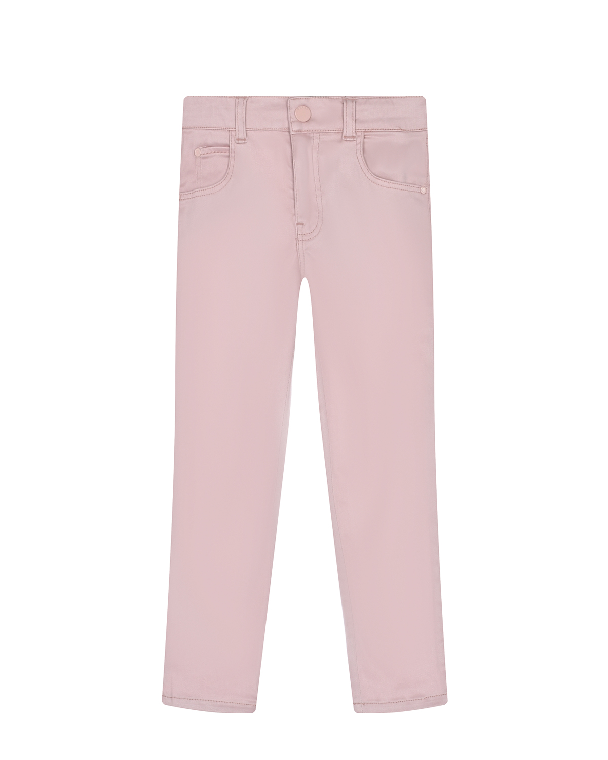 Розовые брюки прямого кроя Guess детские, размер 92, цвет розовый