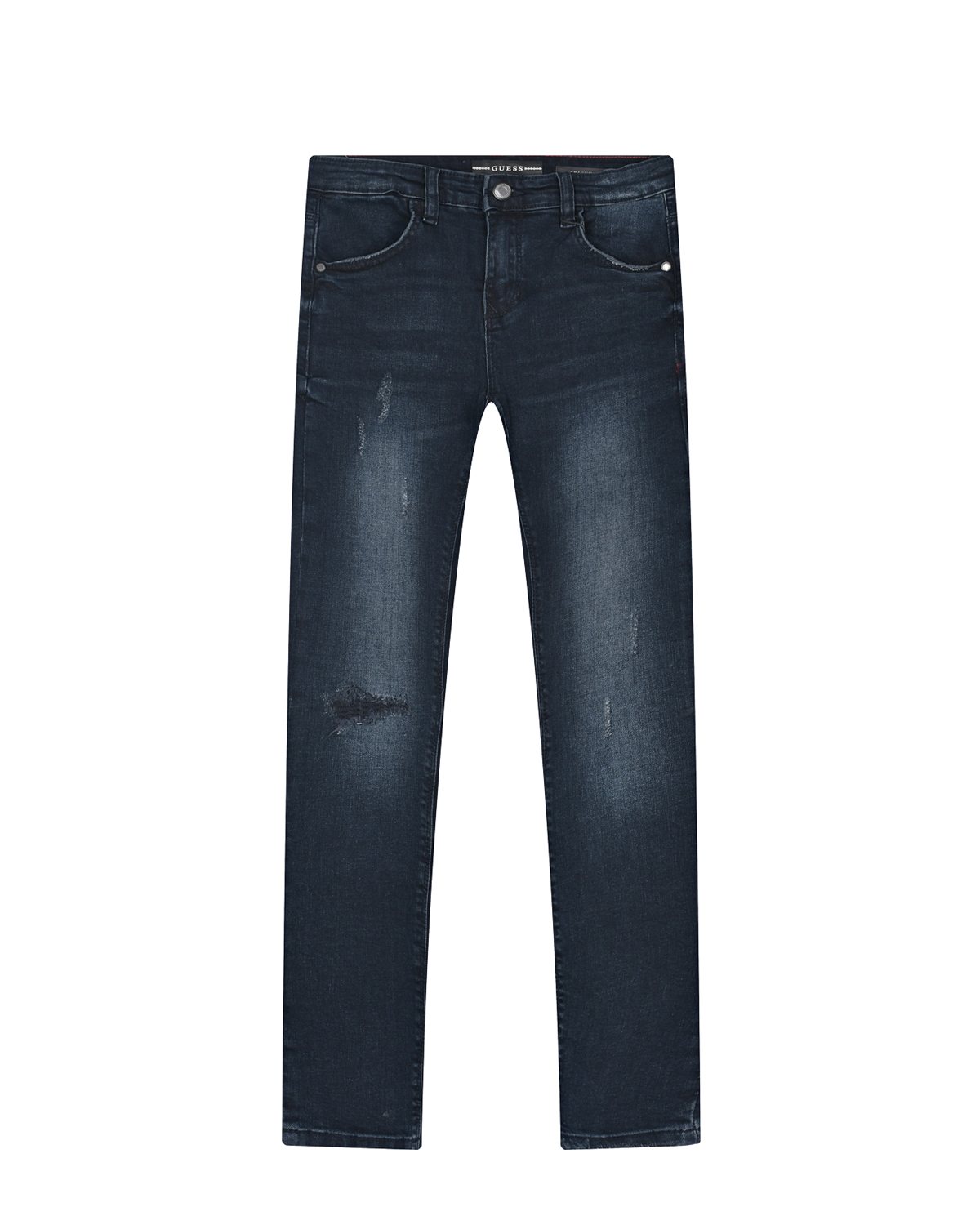 Темно-синие брюки джинсовые Guess детское, размер 152, цвет синий - фото 1