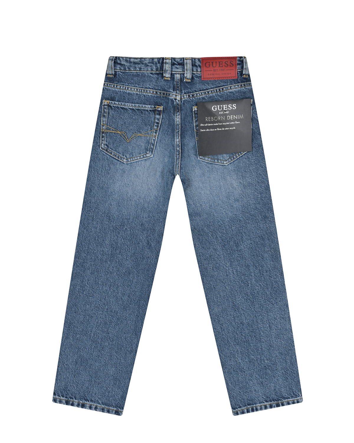 Брюки джинсовые прямые Guess детские, размер 140, цвет синий - фото 2