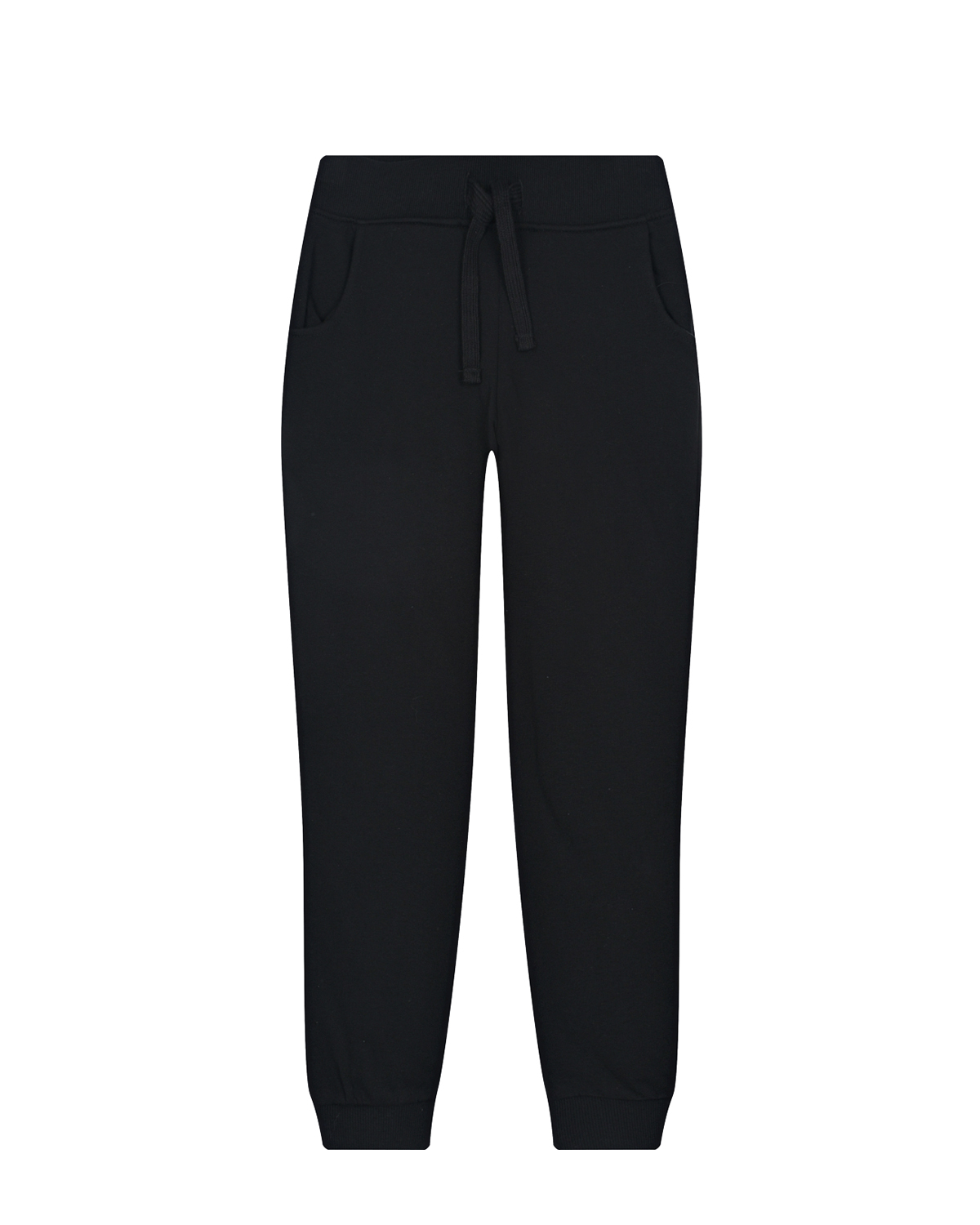 Черные спортивные брюки на кулиске Guess детские, размер 122, цвет черный