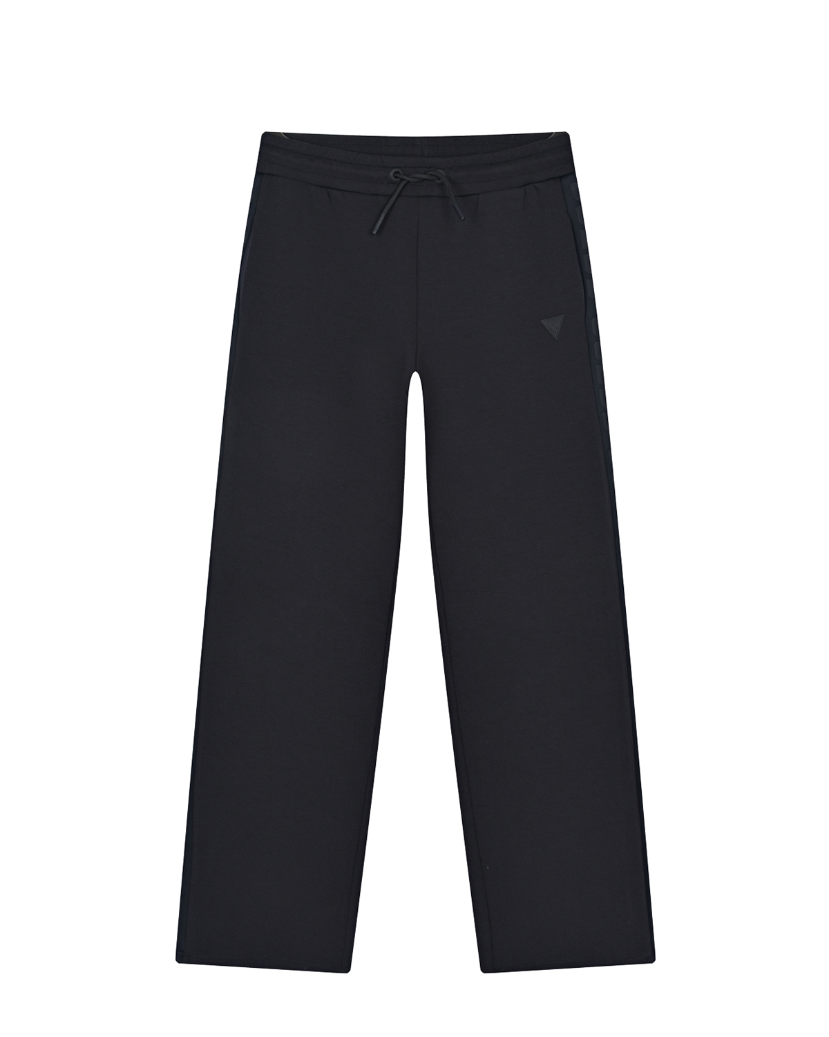 Широкие темно-серые брюки на кулиске Guess детские, размер 128, цвет серый