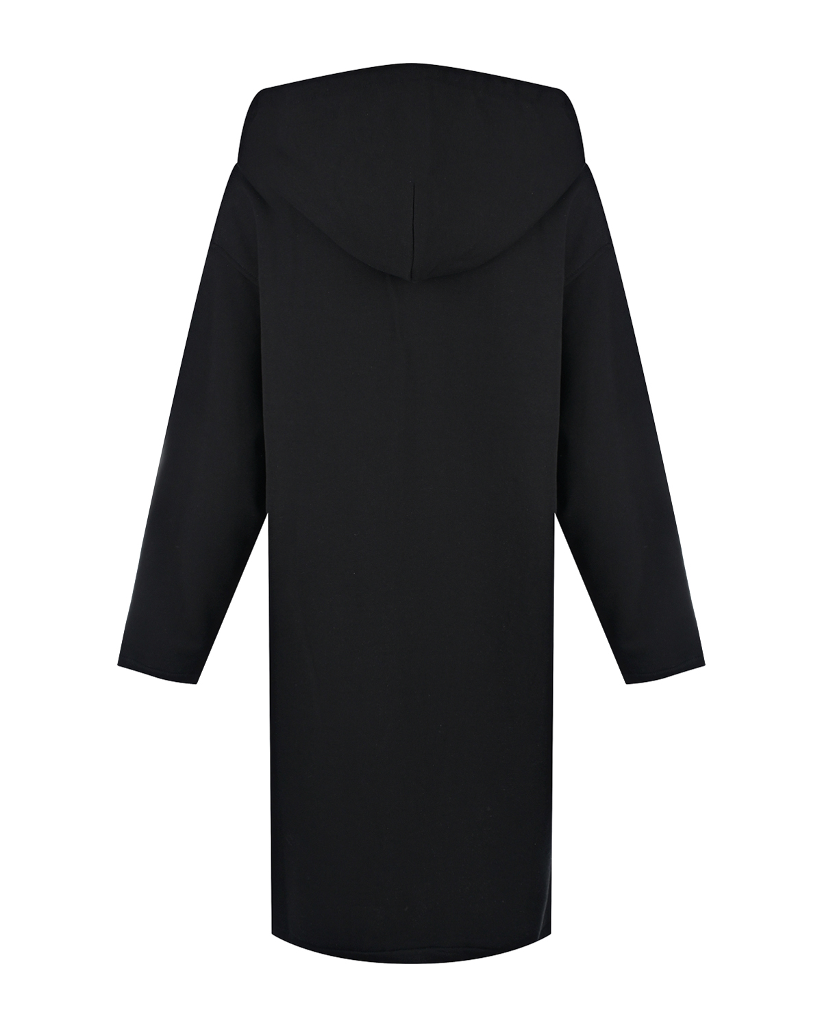 Черное платье-худи Hinnominate, размер 40, цвет черный - фото 5