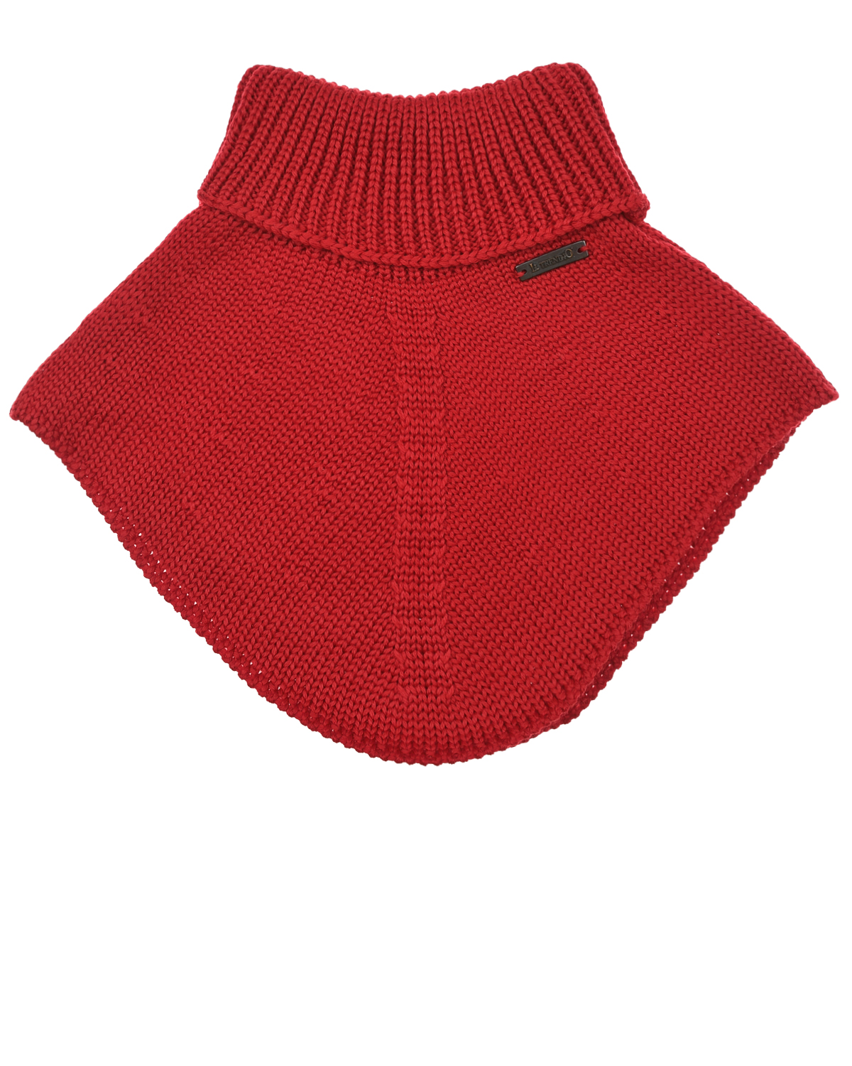 Красный шарф-горло из шерсти Il Trenino детский, размер unica