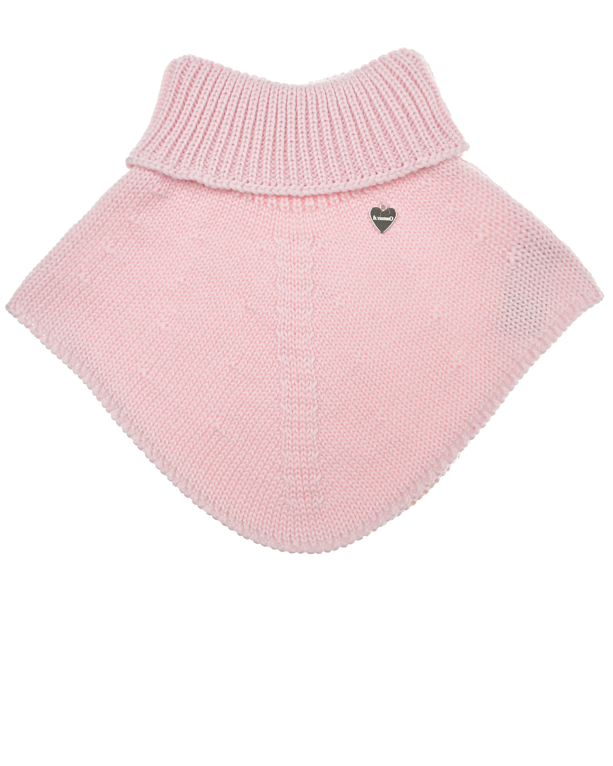 Базовый розовый шарф-горло Il Trenino детский, размер unica