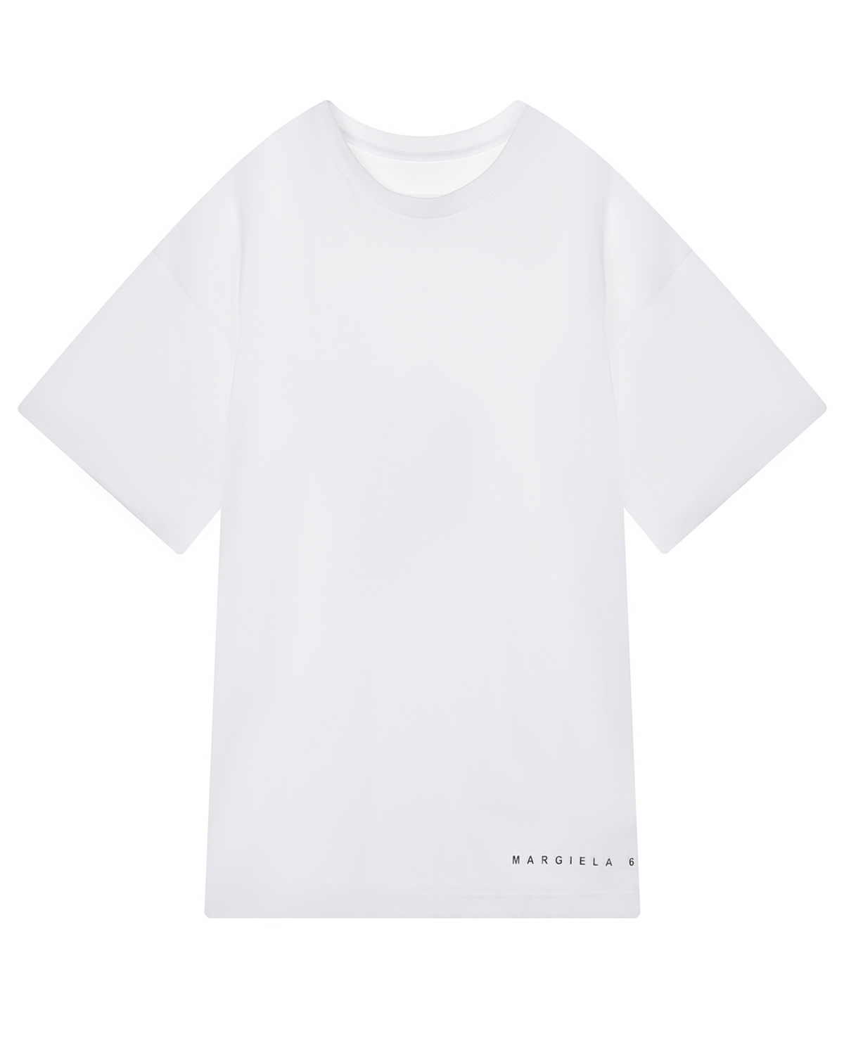 Белая базовая футболка MM6 Maison Margiela детская