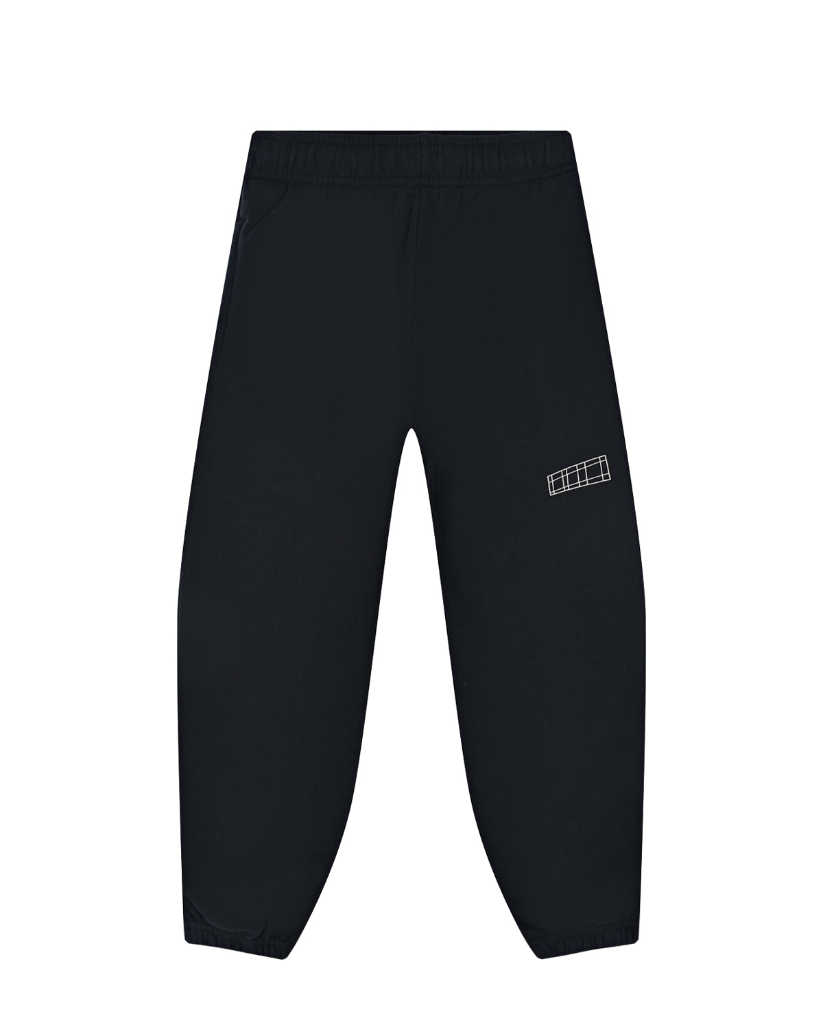 Черные спортивные брюки с лого Molo детские, размер 128, цвет черный - фото 1