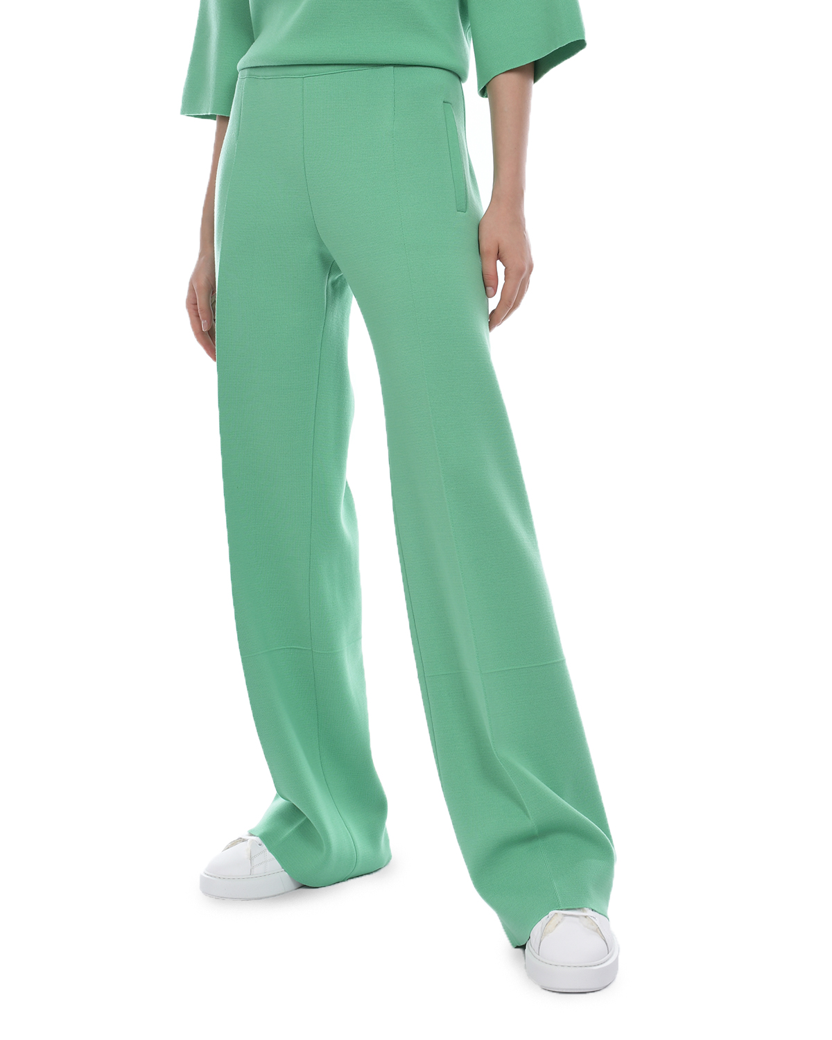 Зеленые брюки со стрелками MRZ, размер 44, цвет зеленый - фото 6