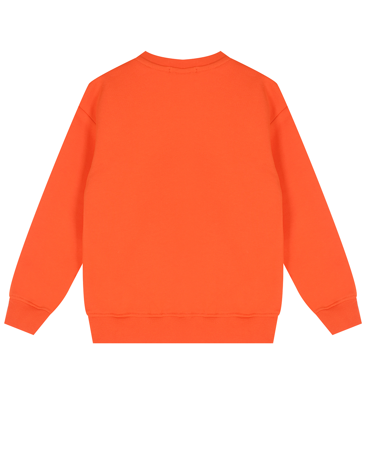 Оранжевый свитшот с белым лого MSGM детский, размер 116 - фото 2