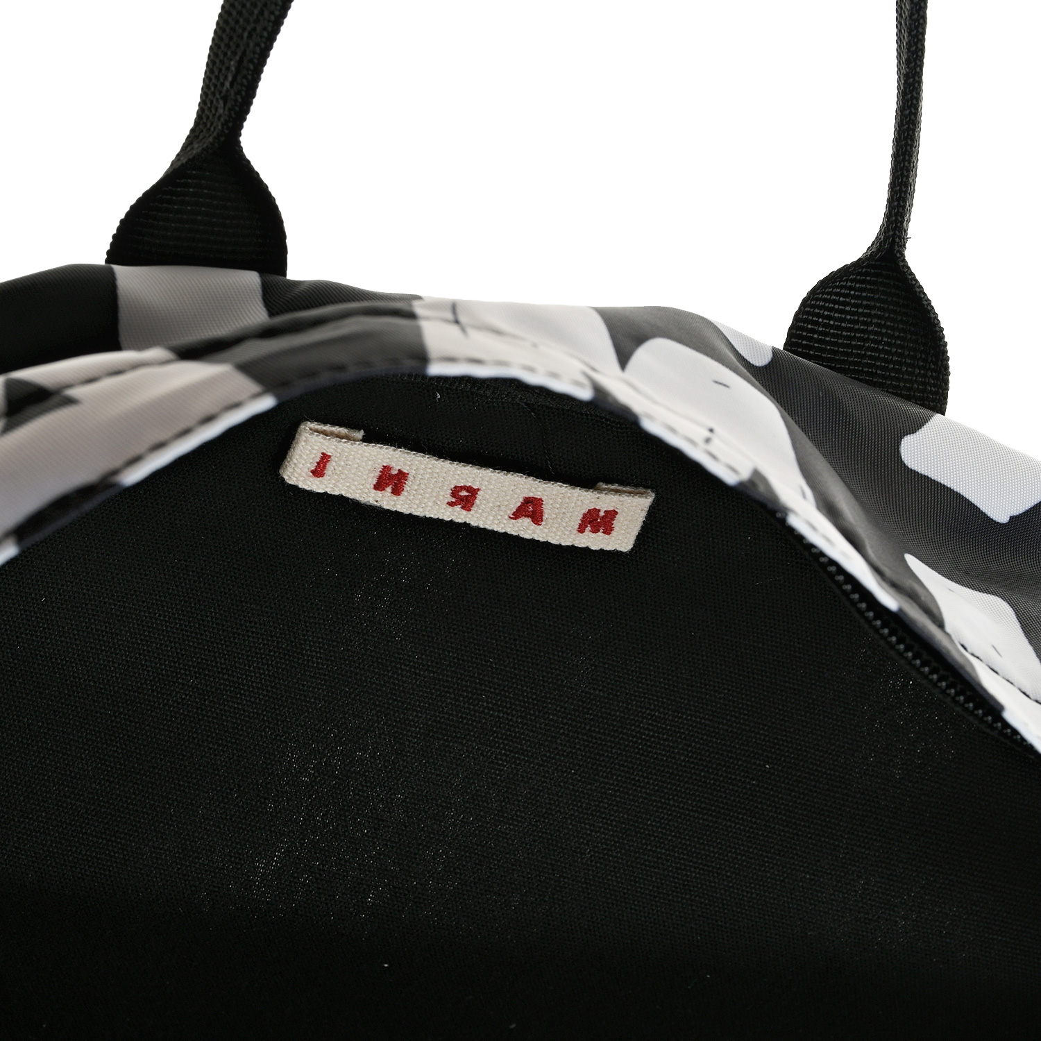 Черный рюкзак со сплошным белым лого, 40x35x15 см MARNI детский, размер unica, цвет мультиколор - фото 5