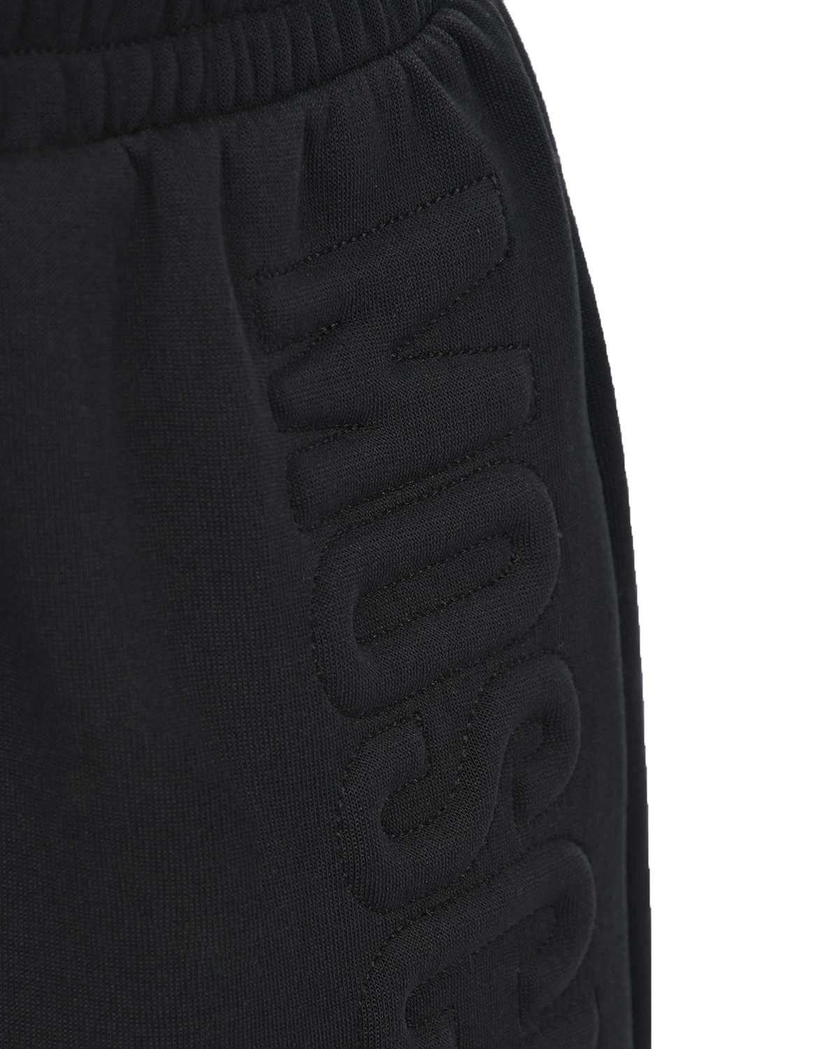 Черная юбка с поясом на кулиске Moschino детская, размер 140, цвет черный - фото 3