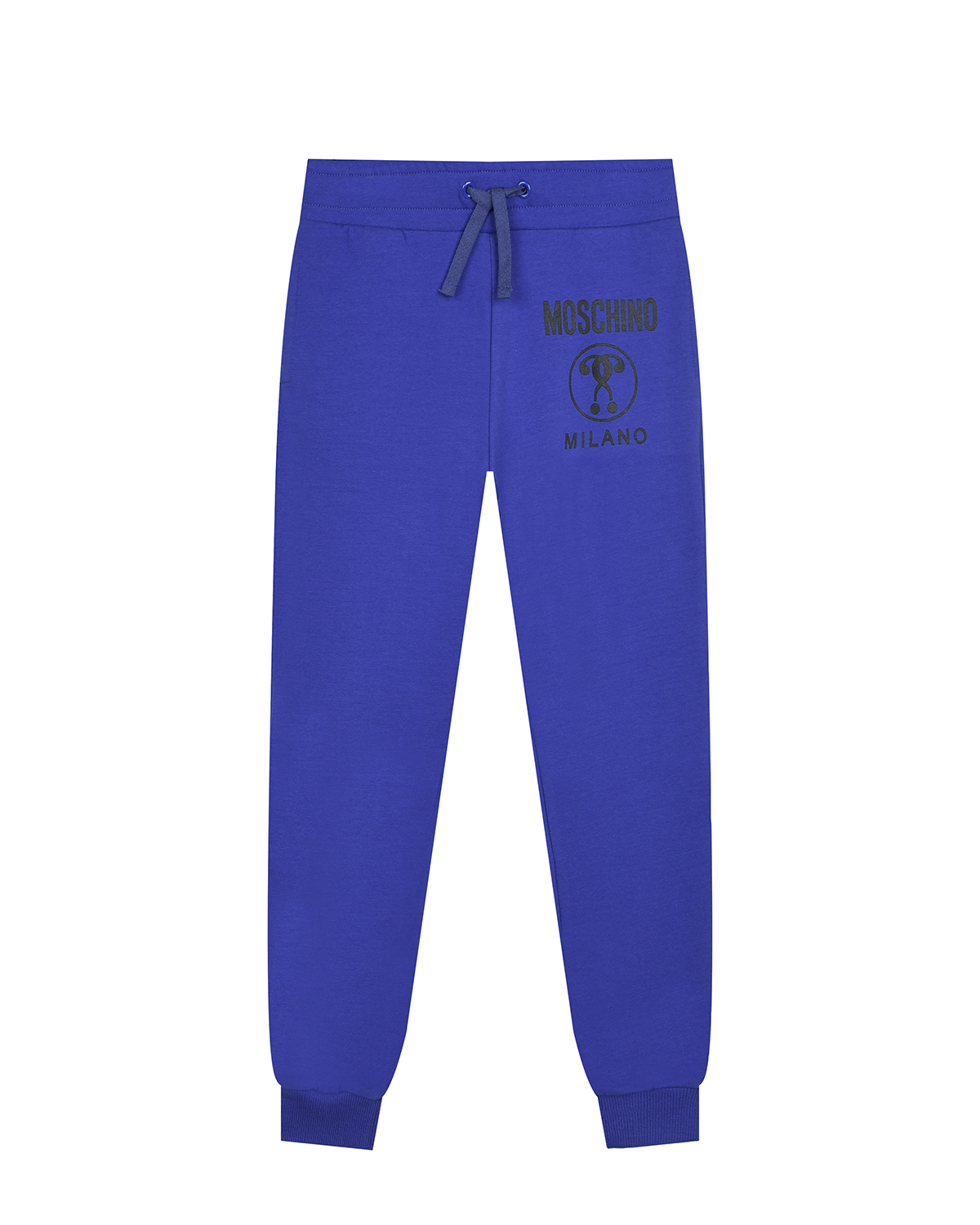 Спортивные брюки с черным лого Moschino детские, размер 140, цвет фиолетовый - фото 1