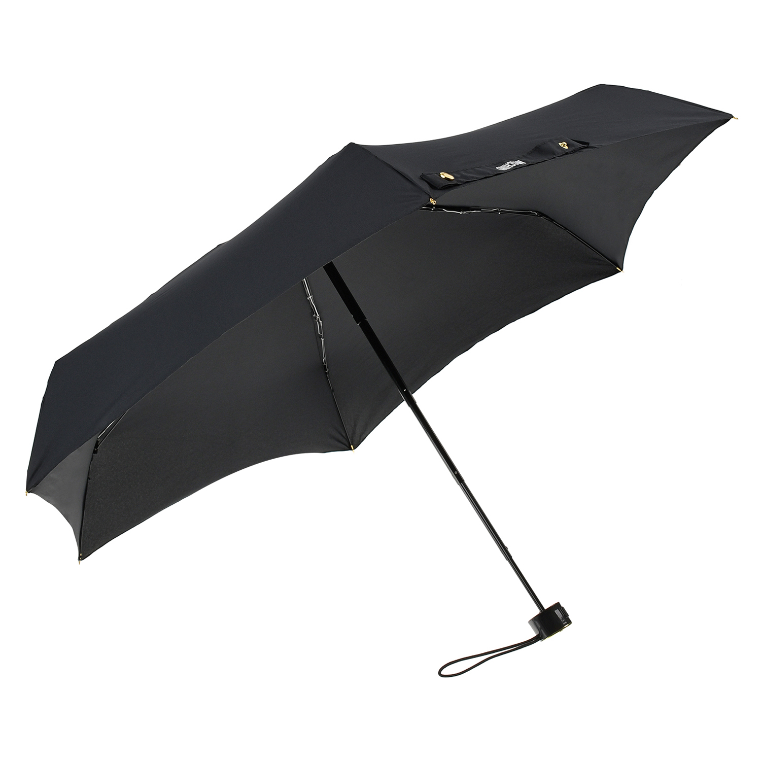 Черный зонт с принтом "медвежонок", 17 см Moschino детский, размер unica