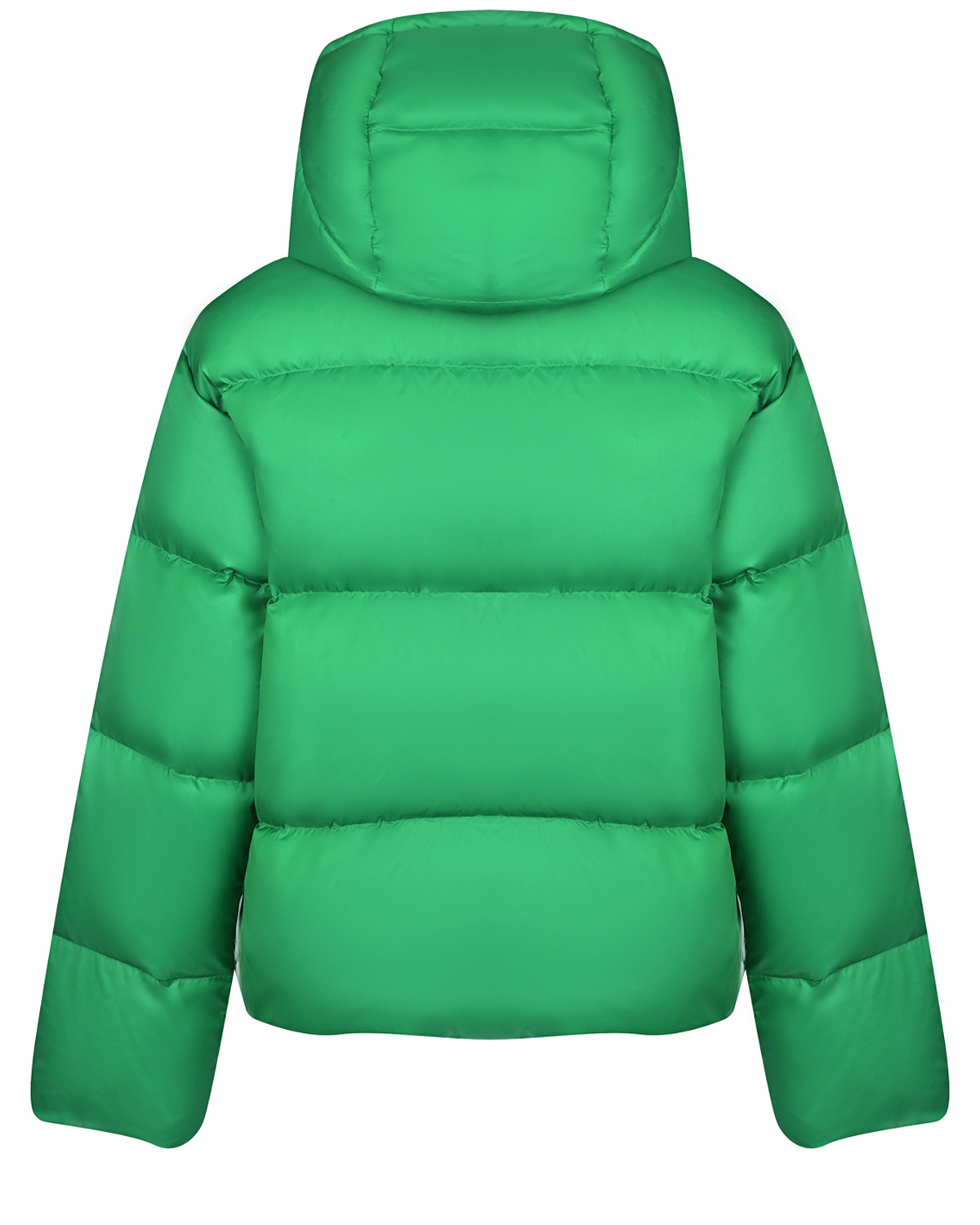 Короткая зеленая куртка с капюшоном Naumi, размер 36, цвет зеленый - фото 5