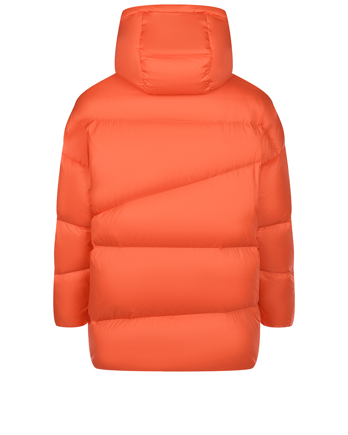 Удлиненная оранжевая куртка с капюшоном Naumi, размер 38, цвет оранжевый - фото 8