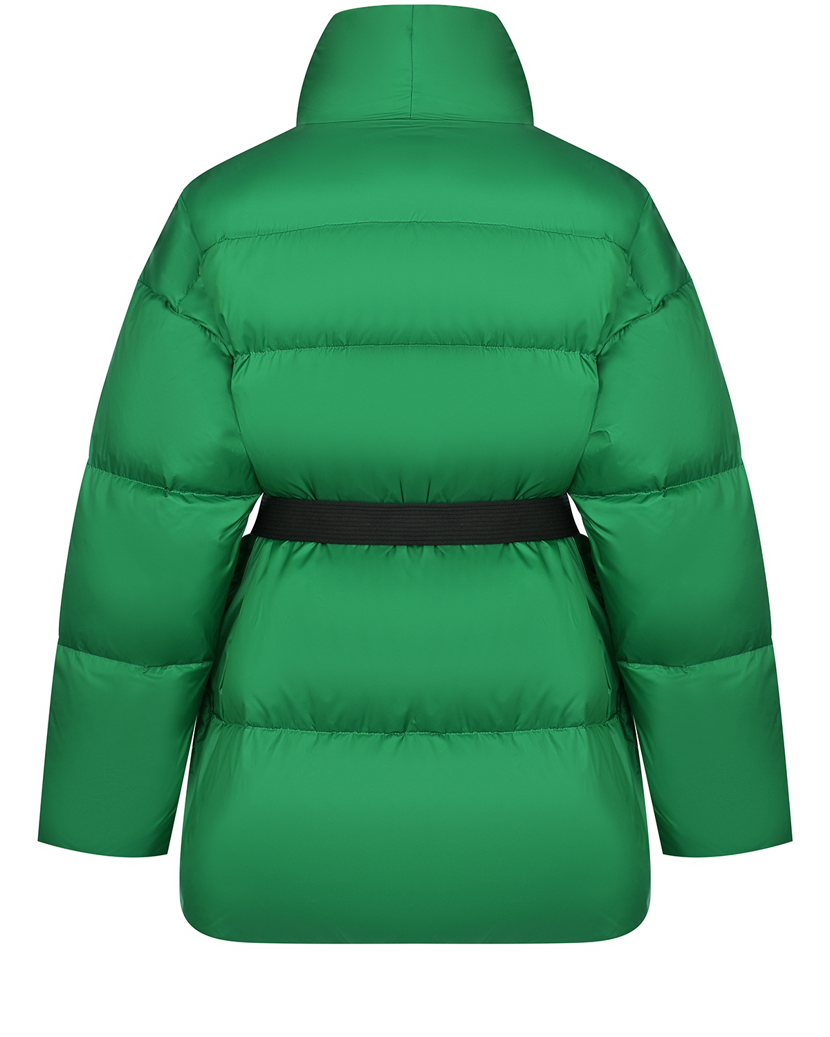 Зеленая куртка с черным поясом Naumi, размер 40, цвет зеленый - фото 7