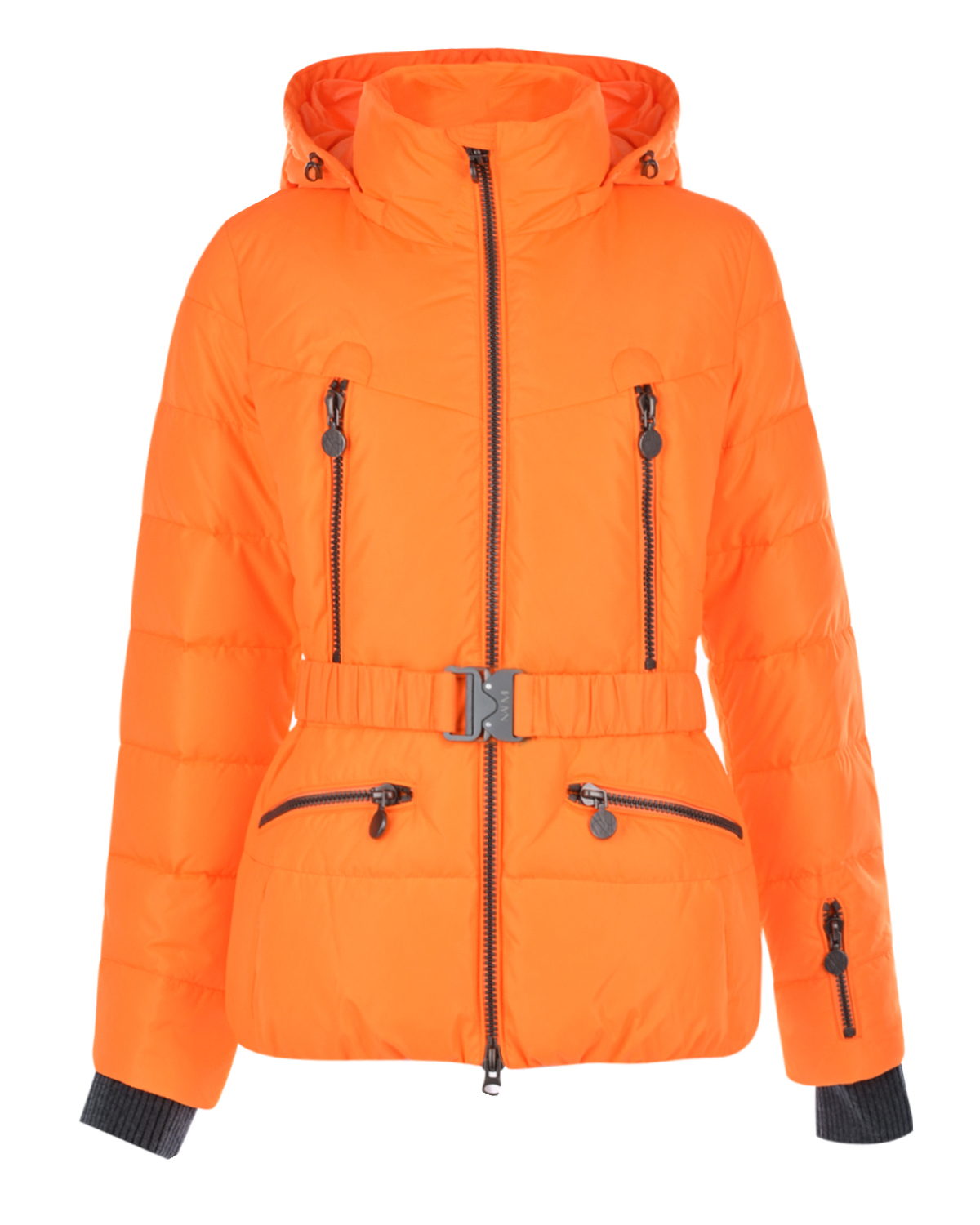 Оранжевая приталенная куртка Naumi, размер 40, цвет нет цвета - фото 1