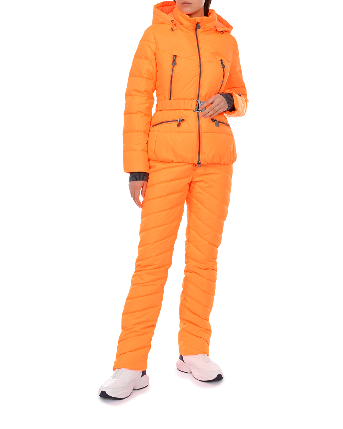 Оранжевая приталенная куртка Naumi, размер 40, цвет нет цвета - фото 2