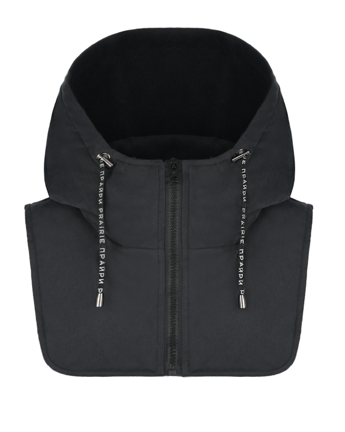 Черная шапка-шлем с флисовой подкладкой PRAIRIE Saint Petersburg детская, размер 54, цвет черный