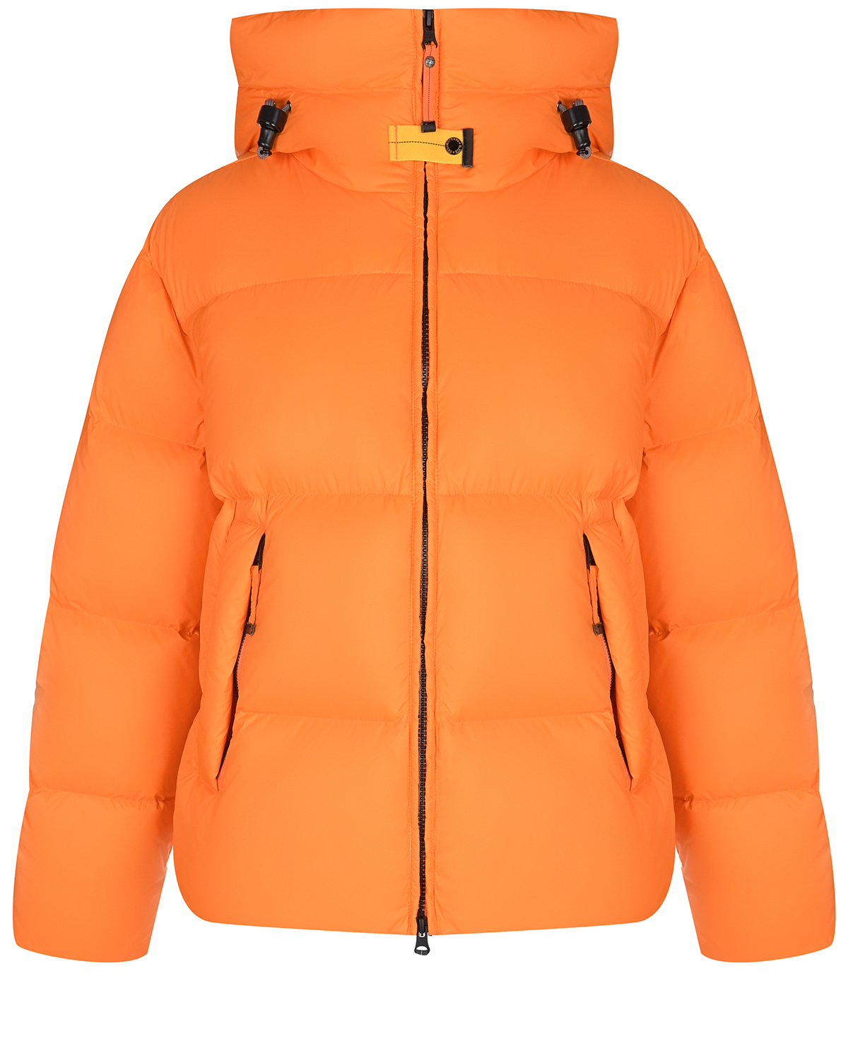 Оранжевая короткая куртка с капюшоном Parajumpers, размер 40, цвет оранжевый - фото 1