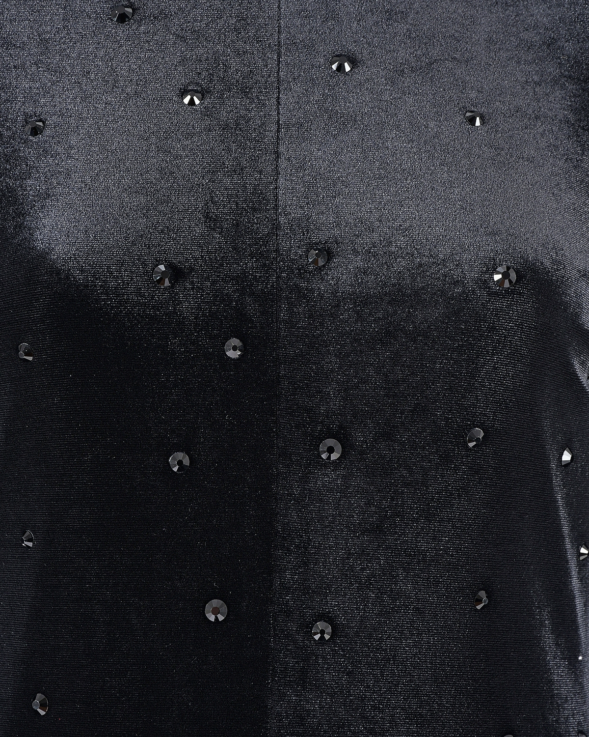Бархатное платье с пайетками Philosophy Di Lorenzo Serafini, размер 42, цвет черный - фото 3