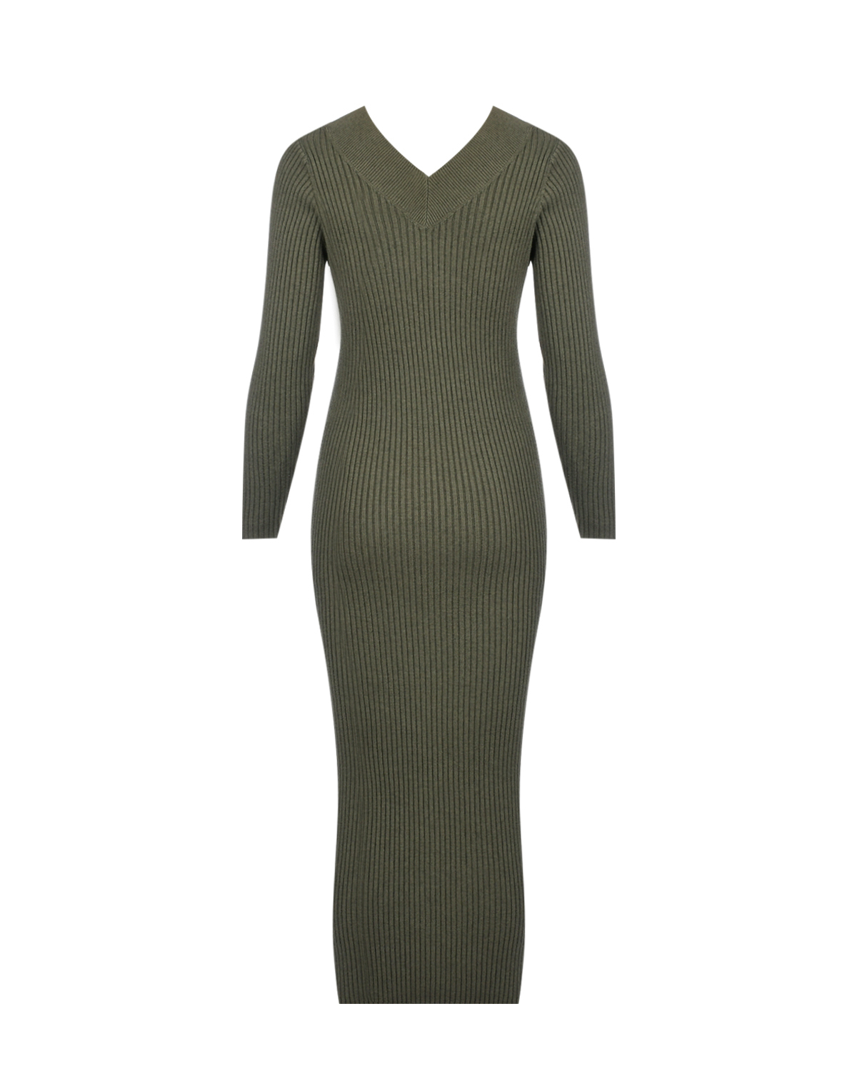 Платье для беременных цвета хаки Pietro Brunelli, размер 40 - фото 6