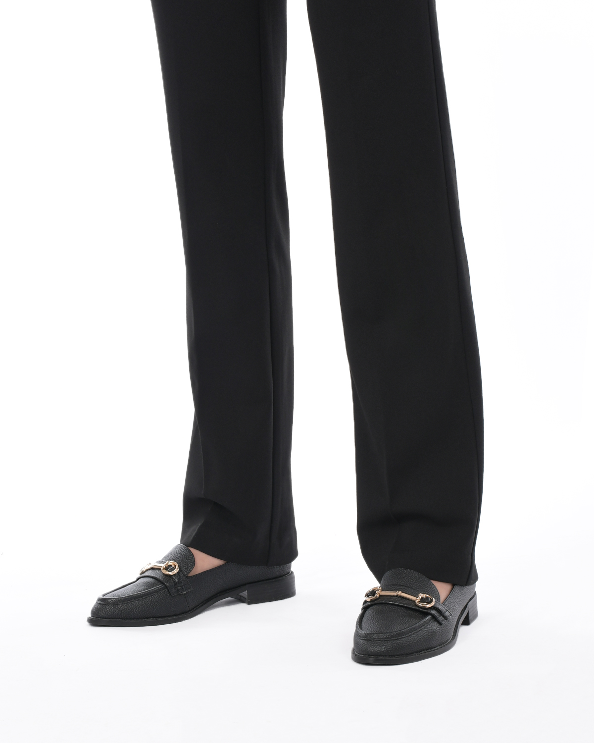 Прямые черные брюки для беременных Pietro Brunelli, размер 40, цвет черный - фото 7