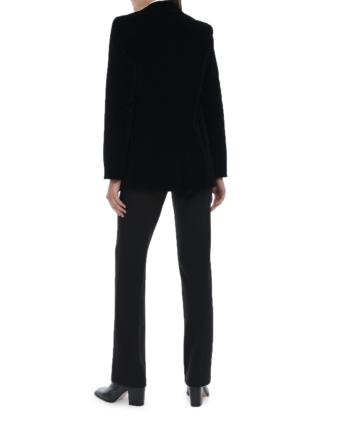 Прямые черные брюки для беременных Pietro Brunelli, размер 40, цвет черный - фото 3