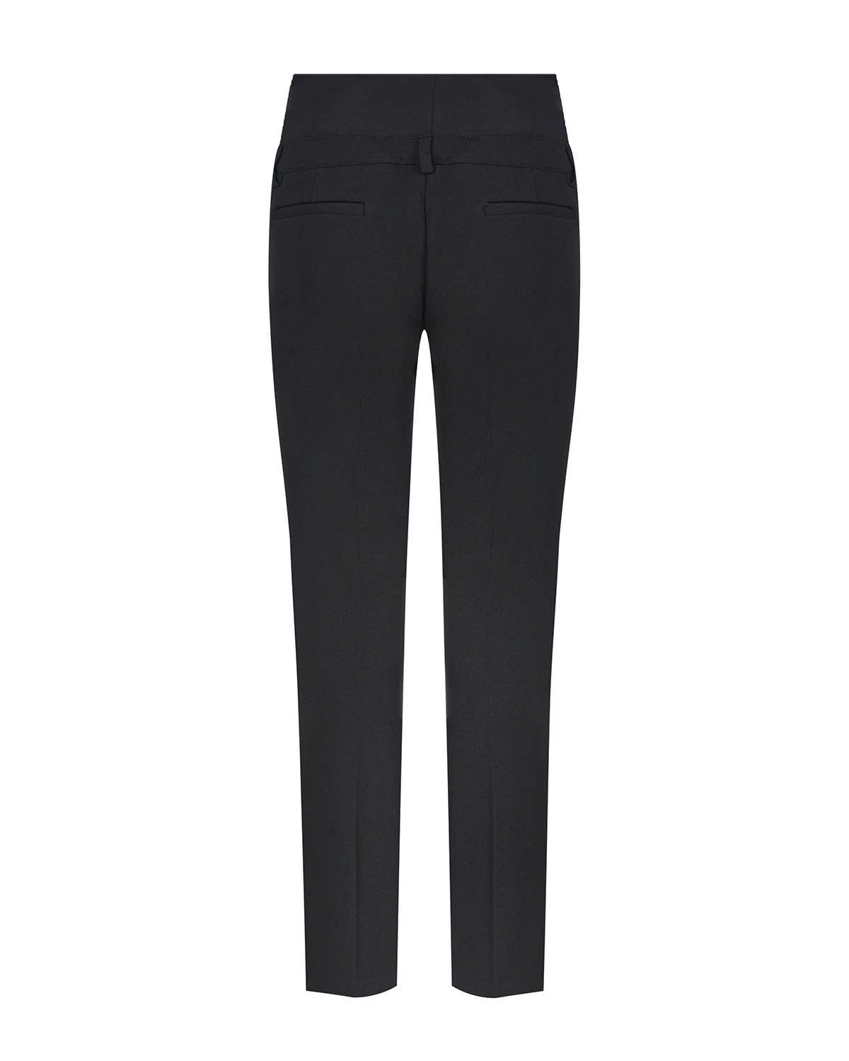 Прямые черные брюки для беременных Pietro Brunelli, размер 40, цвет черный - фото 4