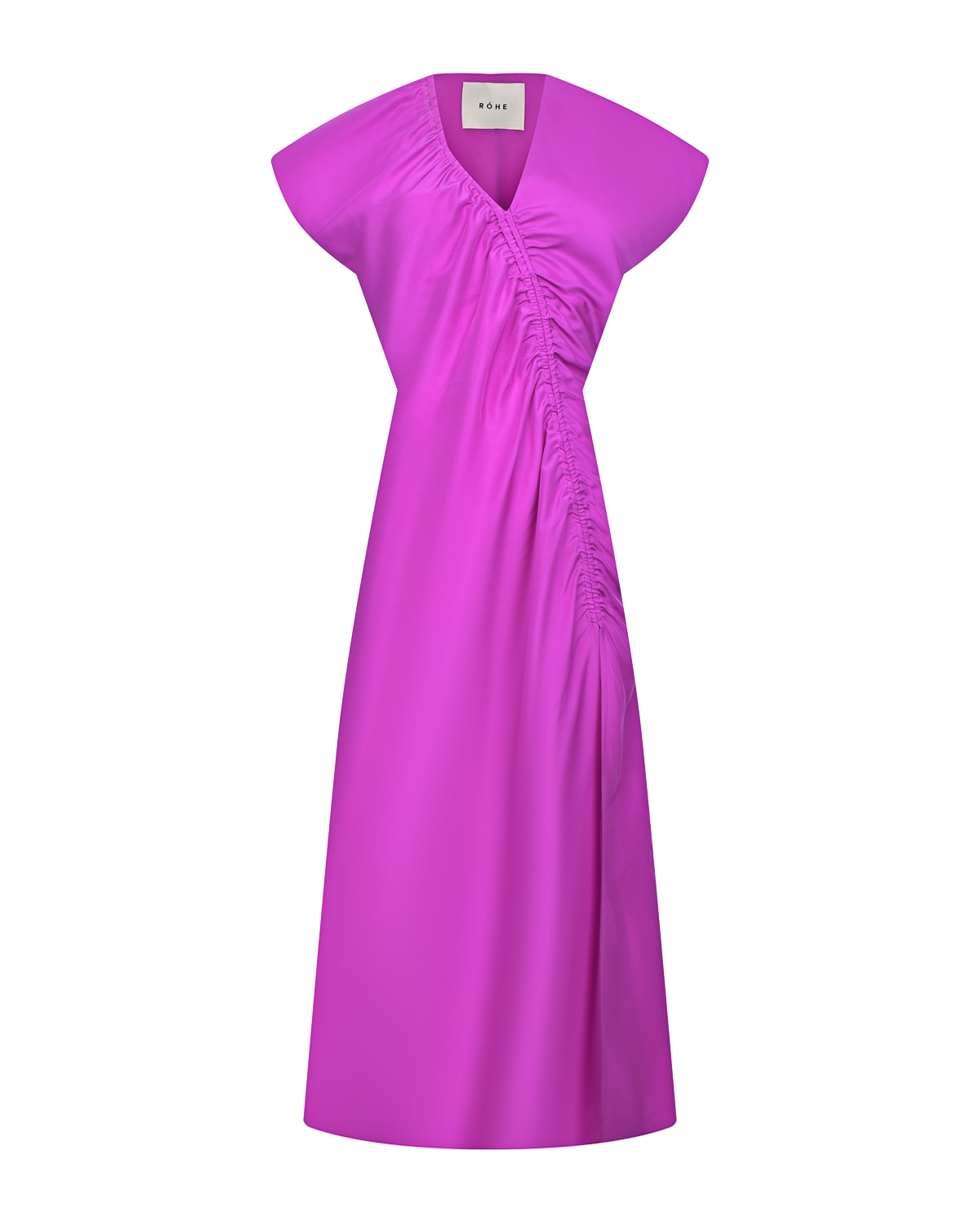 Шелковое платье цвета фуксии ROHE, размер 42 - фото 1