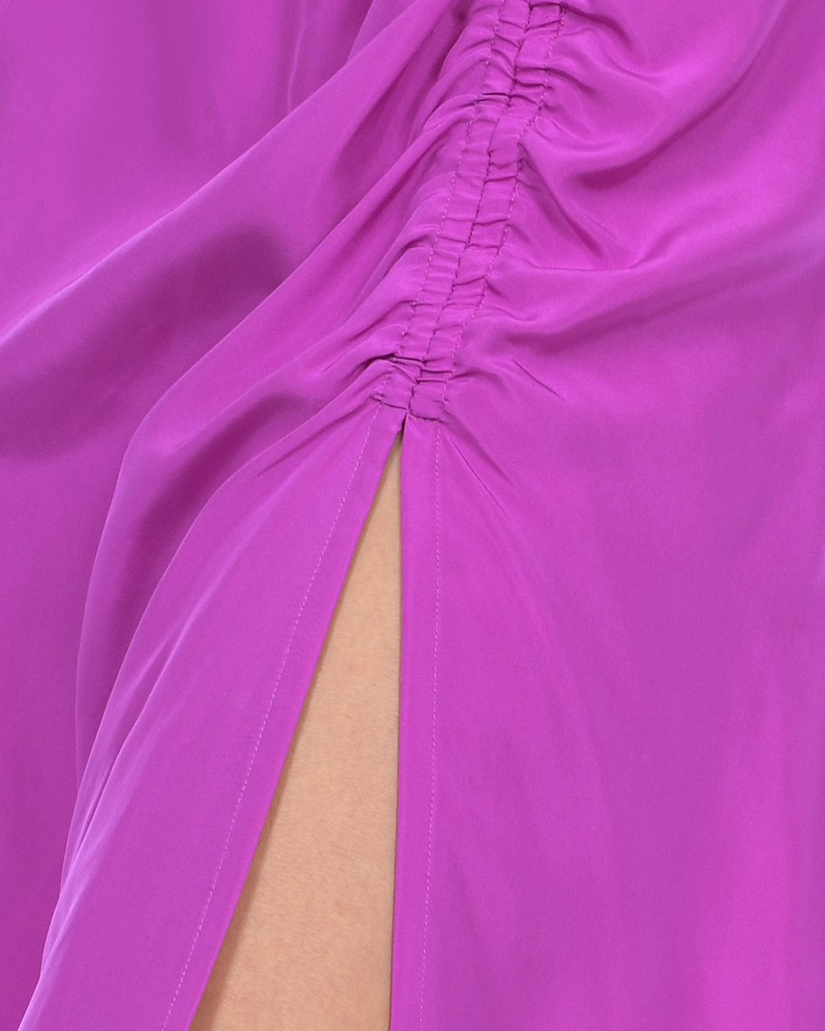 Шелковое платье цвета фуксии ROHE, размер 42 - фото 9