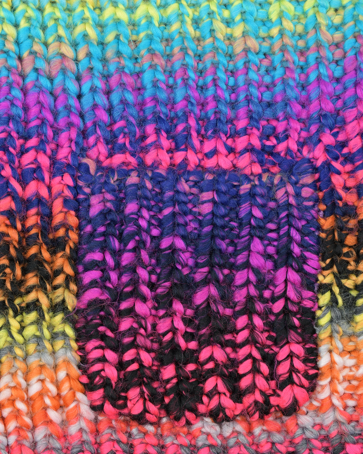 Разноцветный шарф, 130x23 см Stella McCartney детский, размер M - фото 3