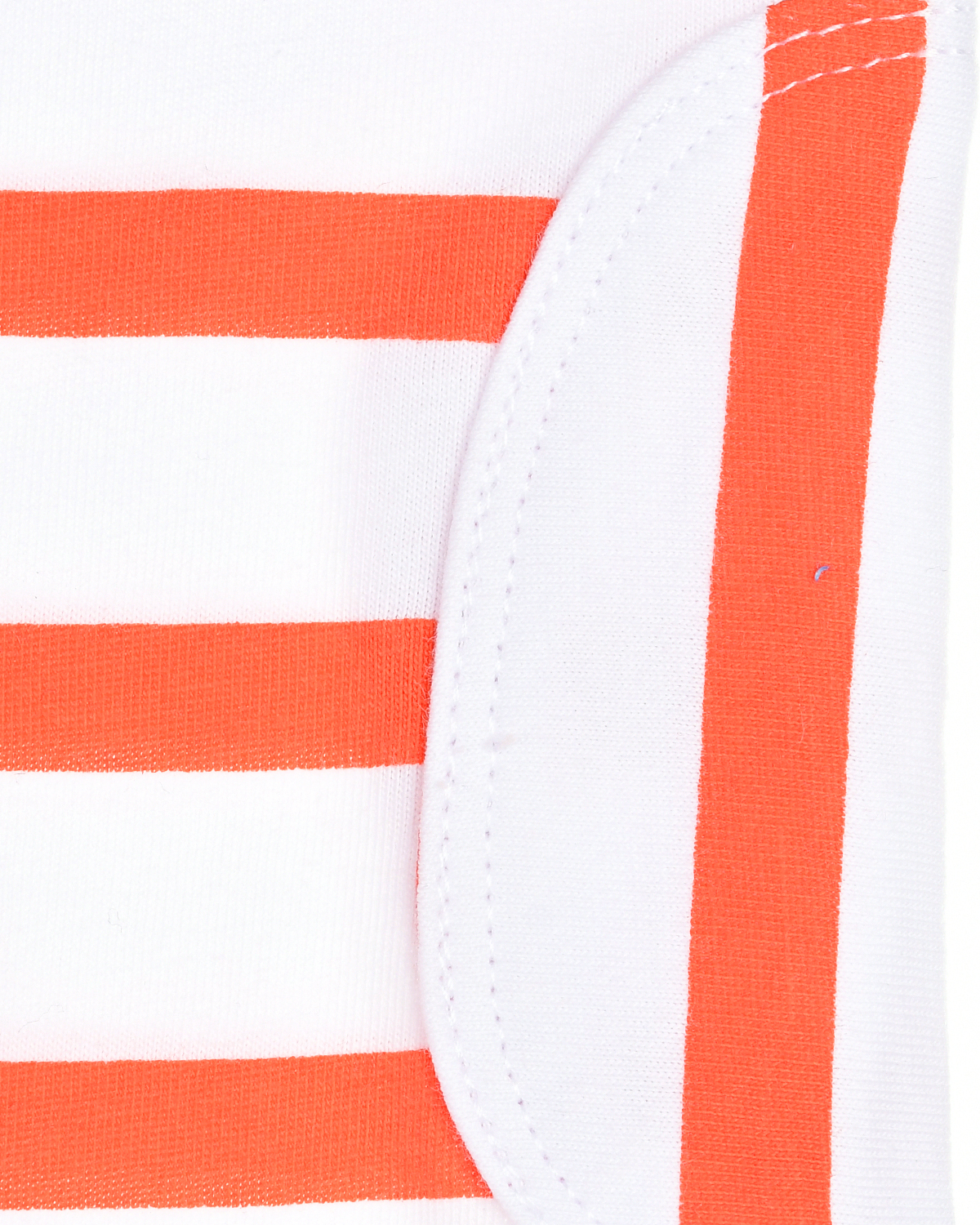 Белая толстовка в оранжевую полоску Stella McCartney детская, размер 104, цвет мультиколор - фото 3