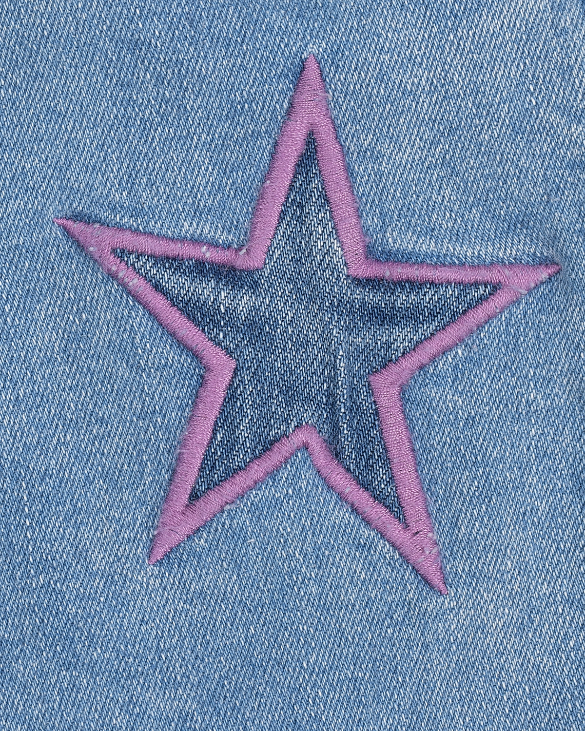 Джинсы с вышивкой "разноцветные звезды" Stella McCartney детские, размер 86 - фото 3